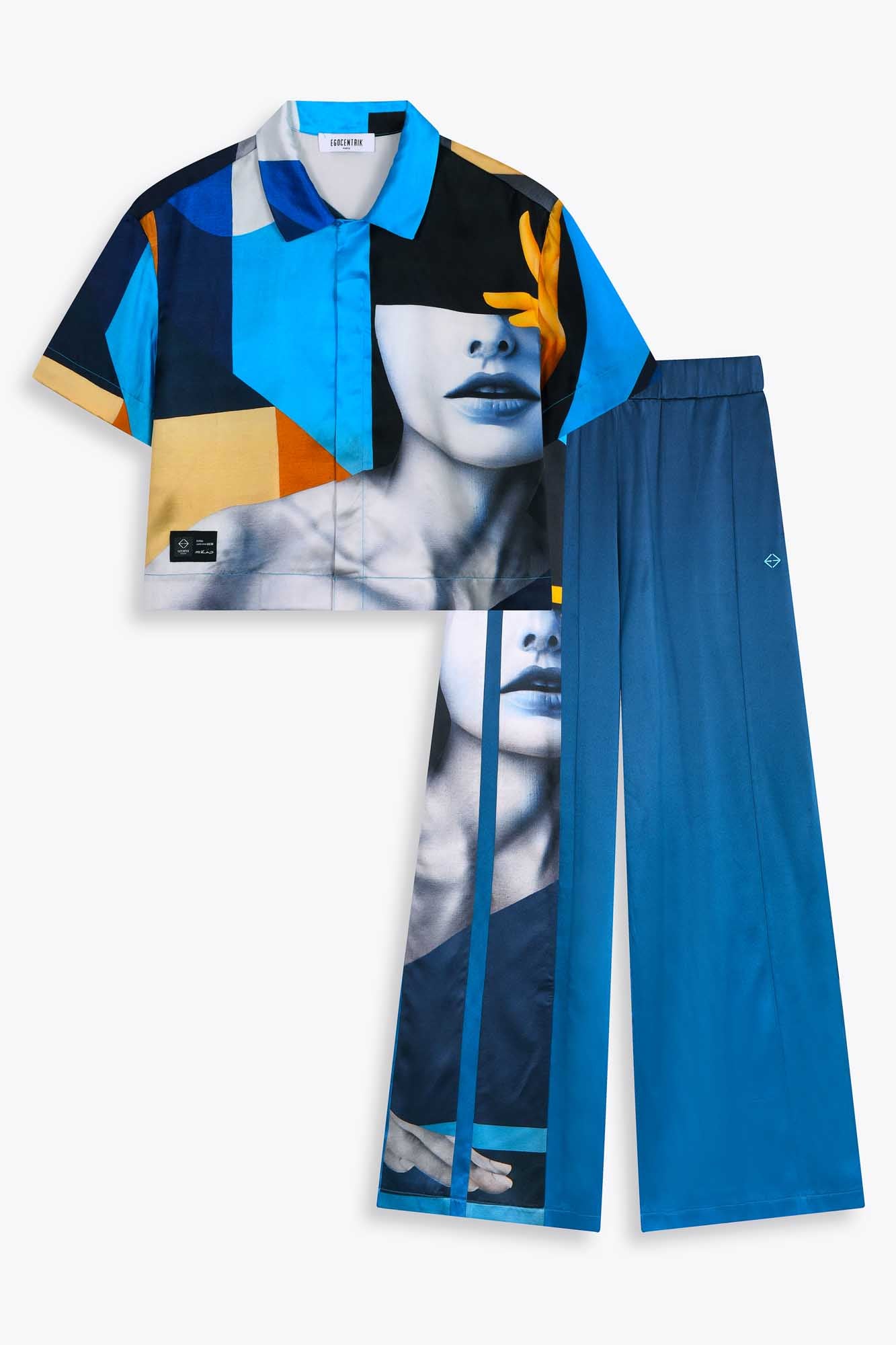 Chemise femme en soie manches courtes "Riviera"