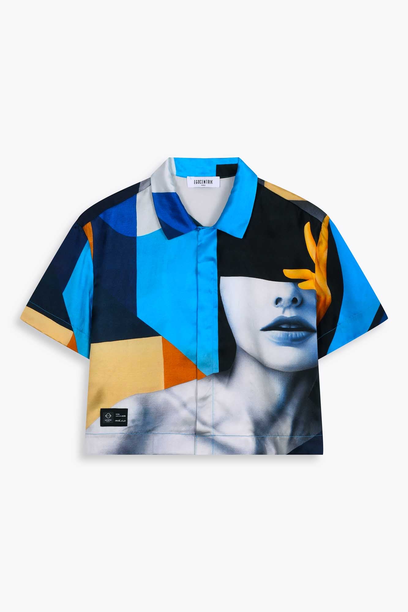 Chemise femme en soie manches courtes "Riviera"