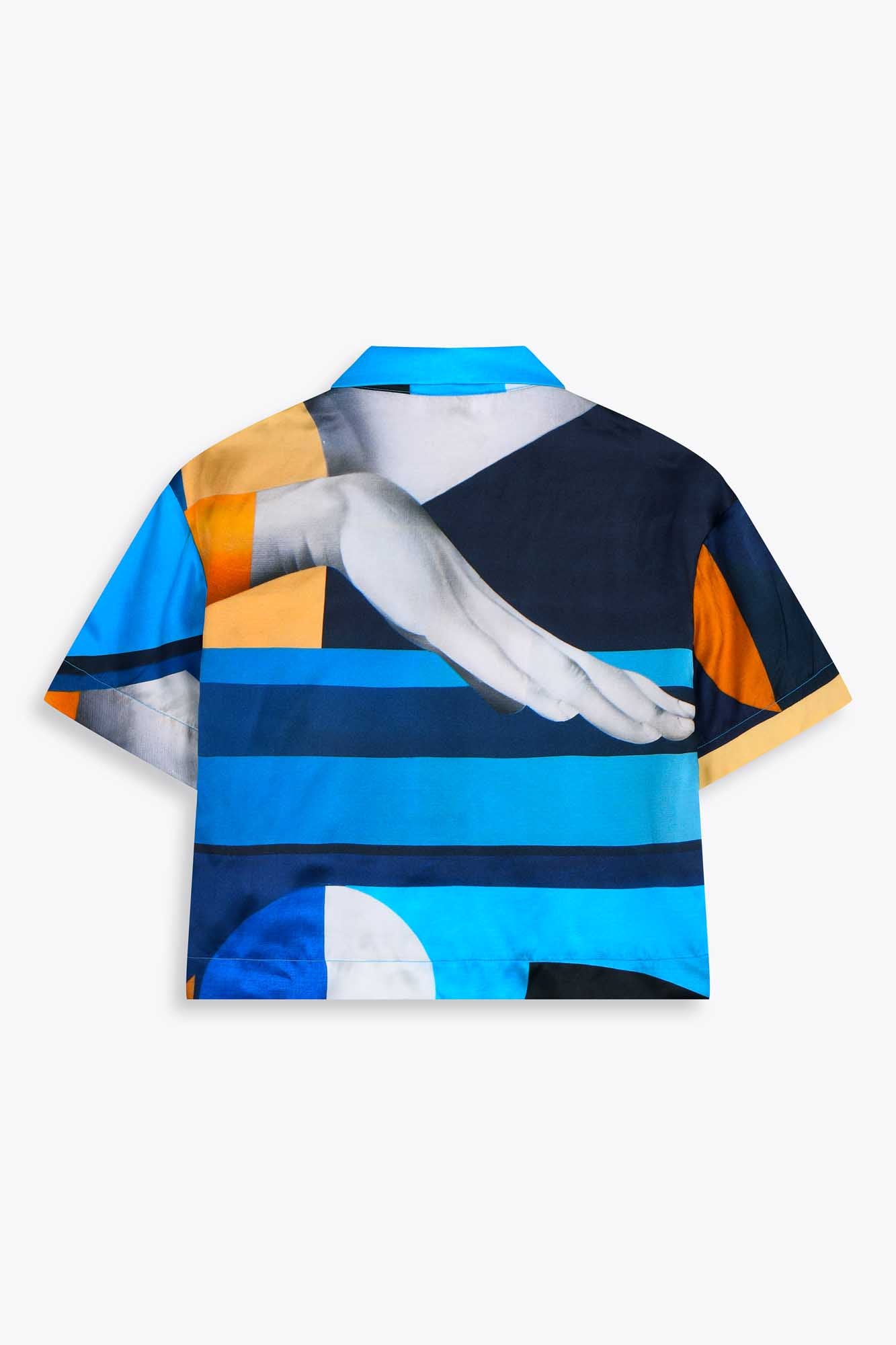 Chemise femme en soie manches courtes "Riviera"