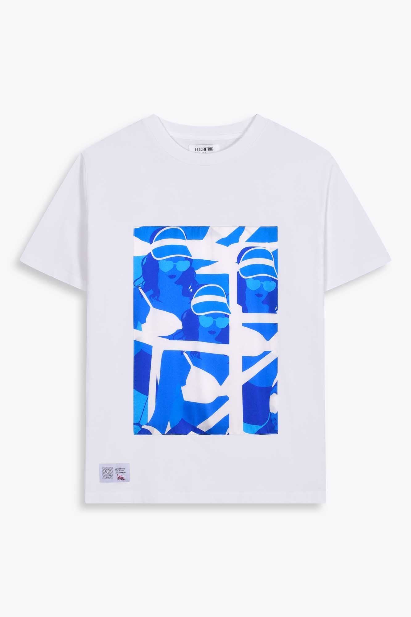 T-shirt blanc Oversized "Make my Stand"