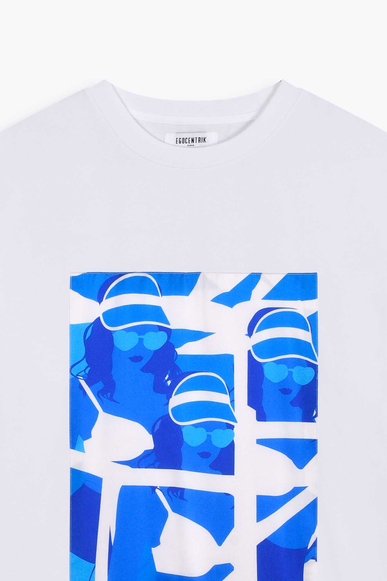 T-shirt blanc Oversized "Make my Stand"