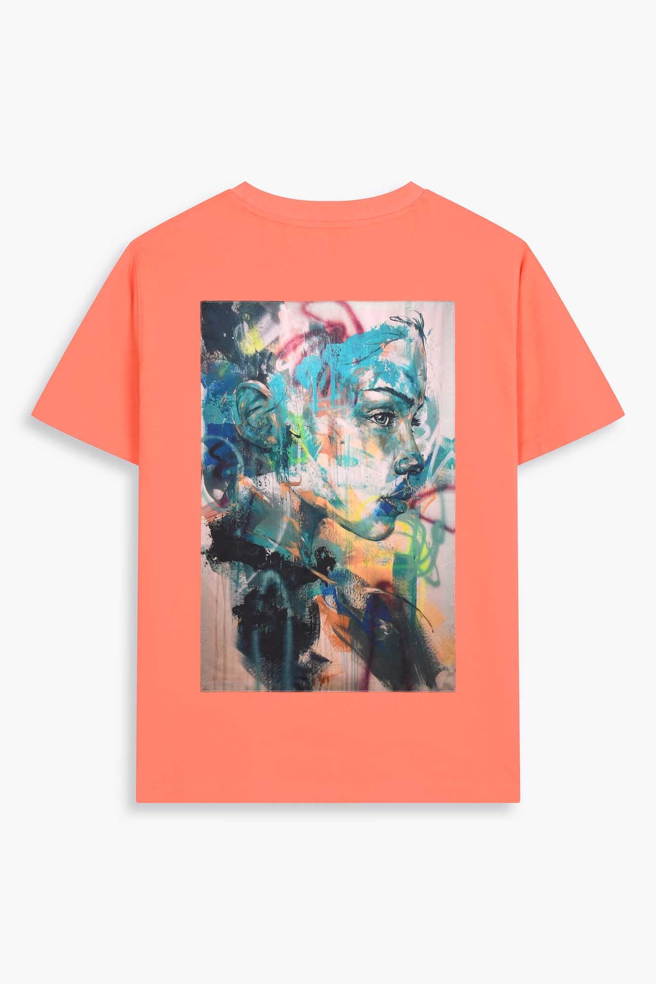 T-shirt Oversized avec patch soie "Ninon"