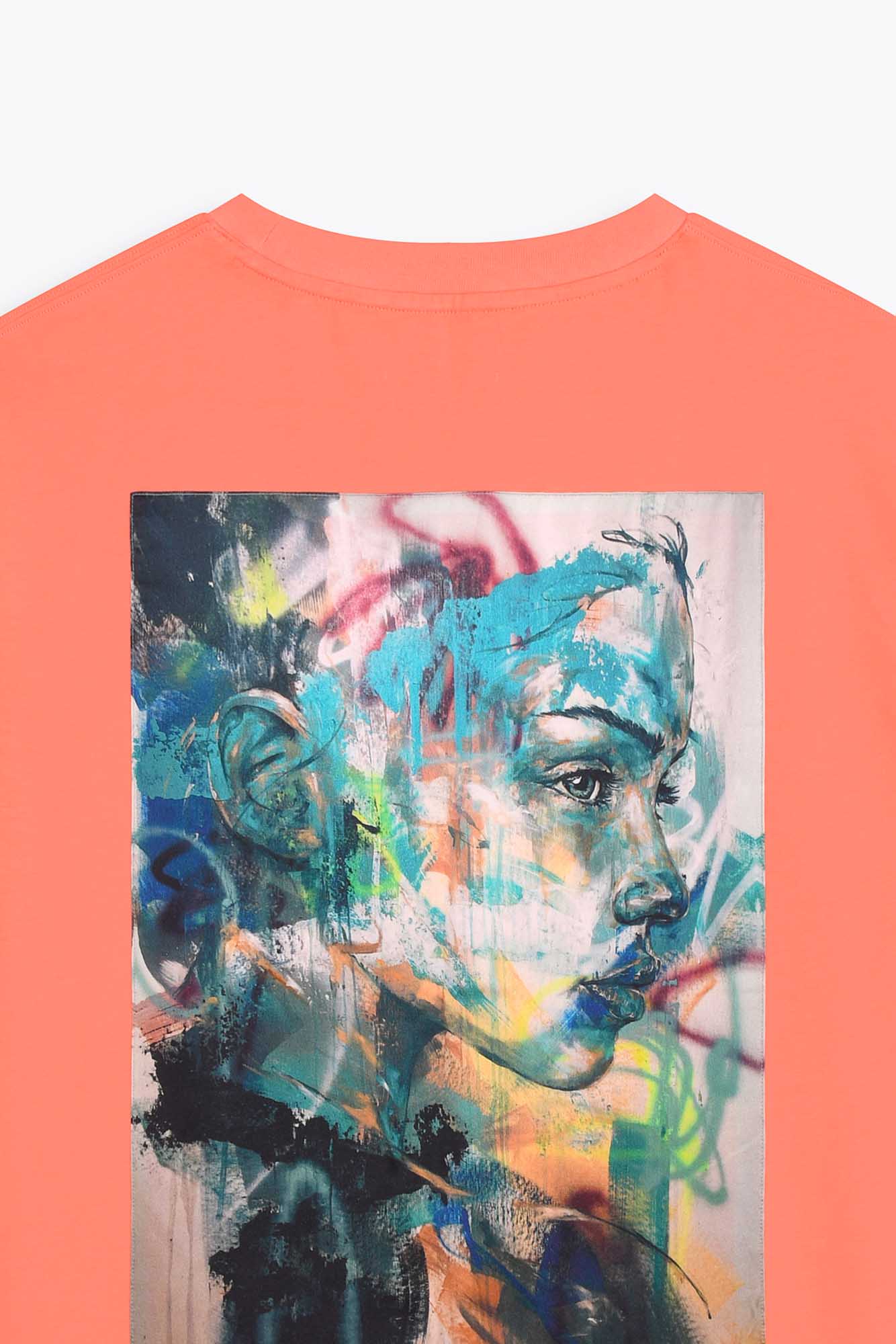 T-shirt Oversized avec patch soie "Ninon"