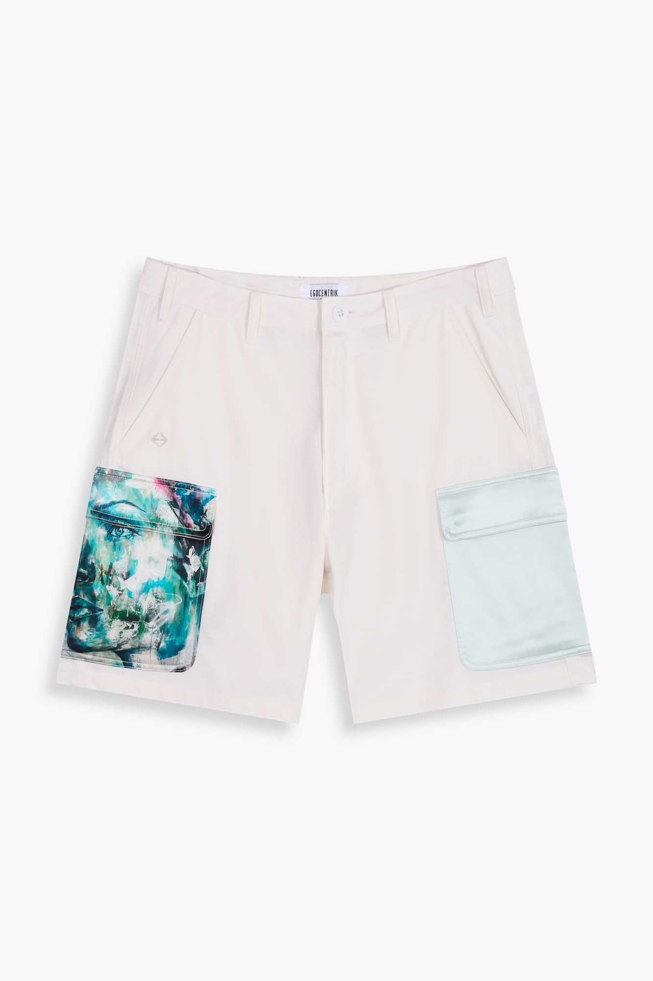 Short cargo blanc "Manuela"