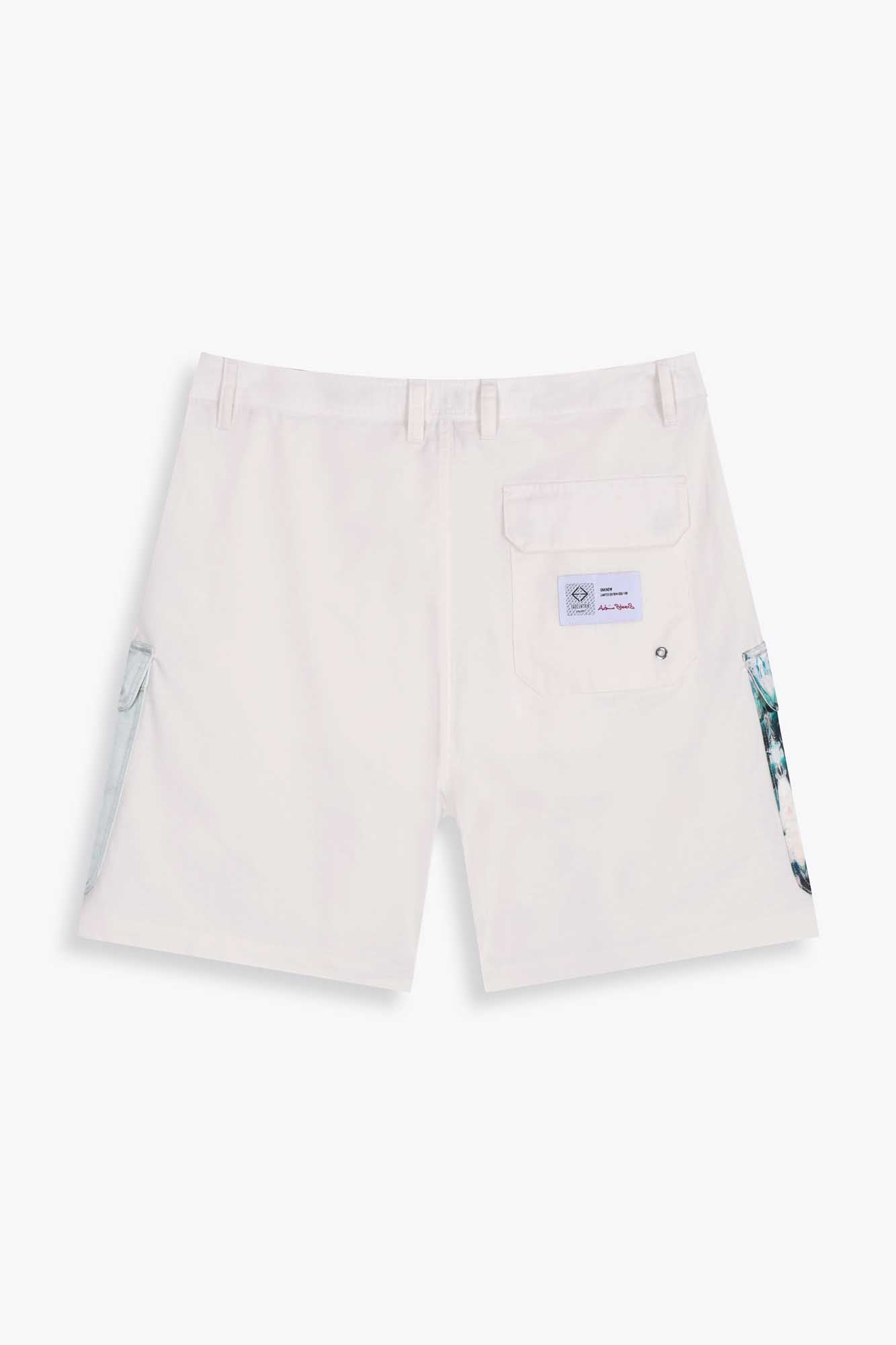 Short cargo blanc "Manuela"