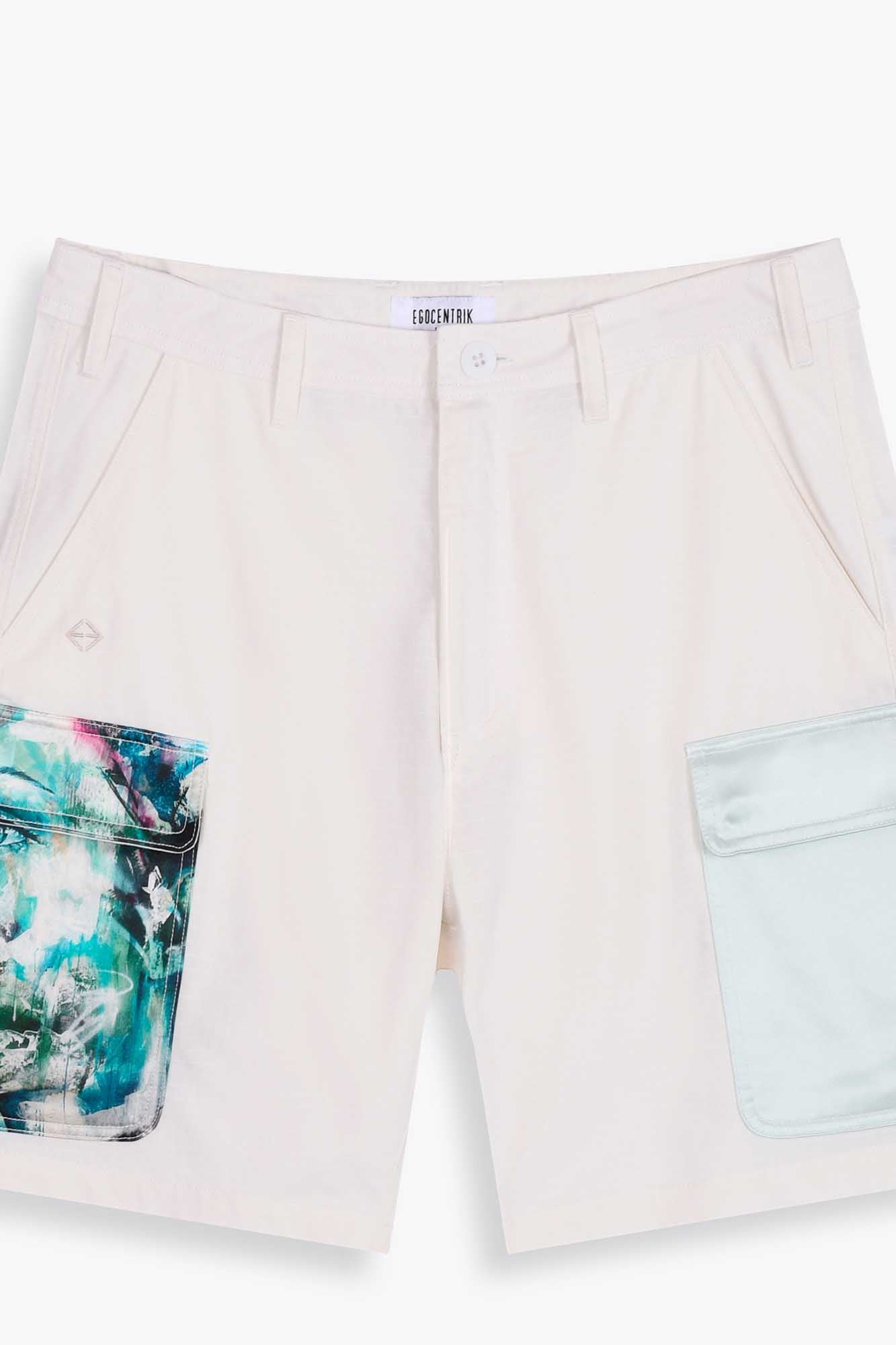 Short cargo blanc "Manuela"