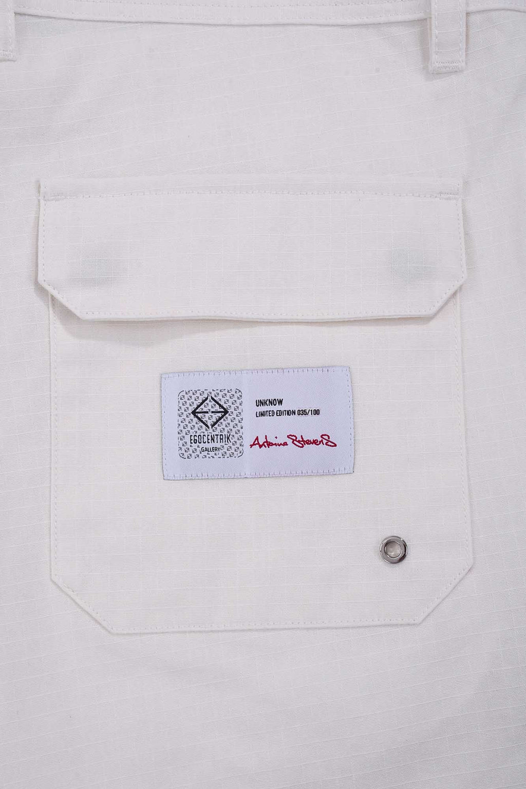 Short cargo blanc "Manuela"
