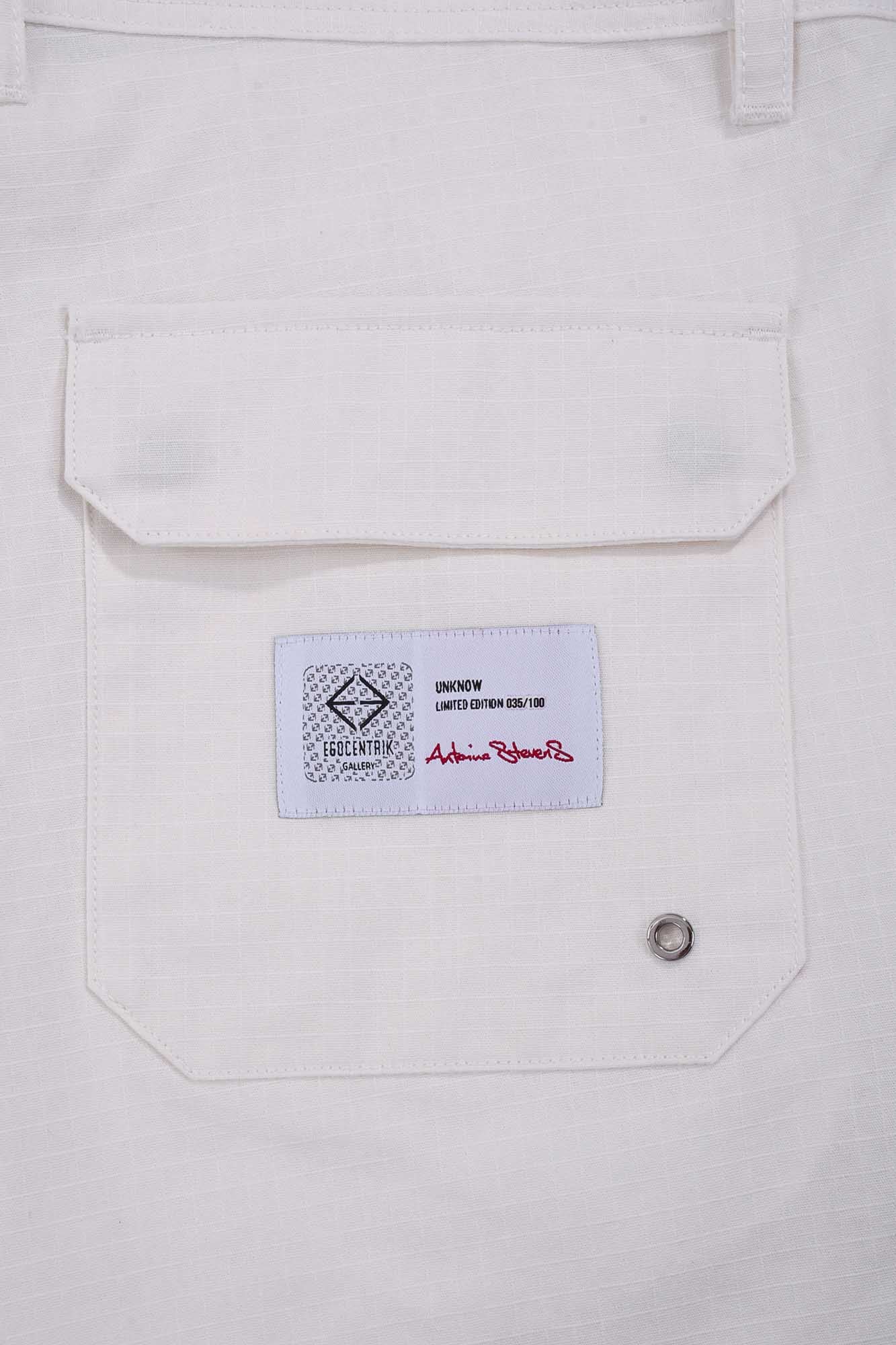 Short cargo blanc "Manuela"
