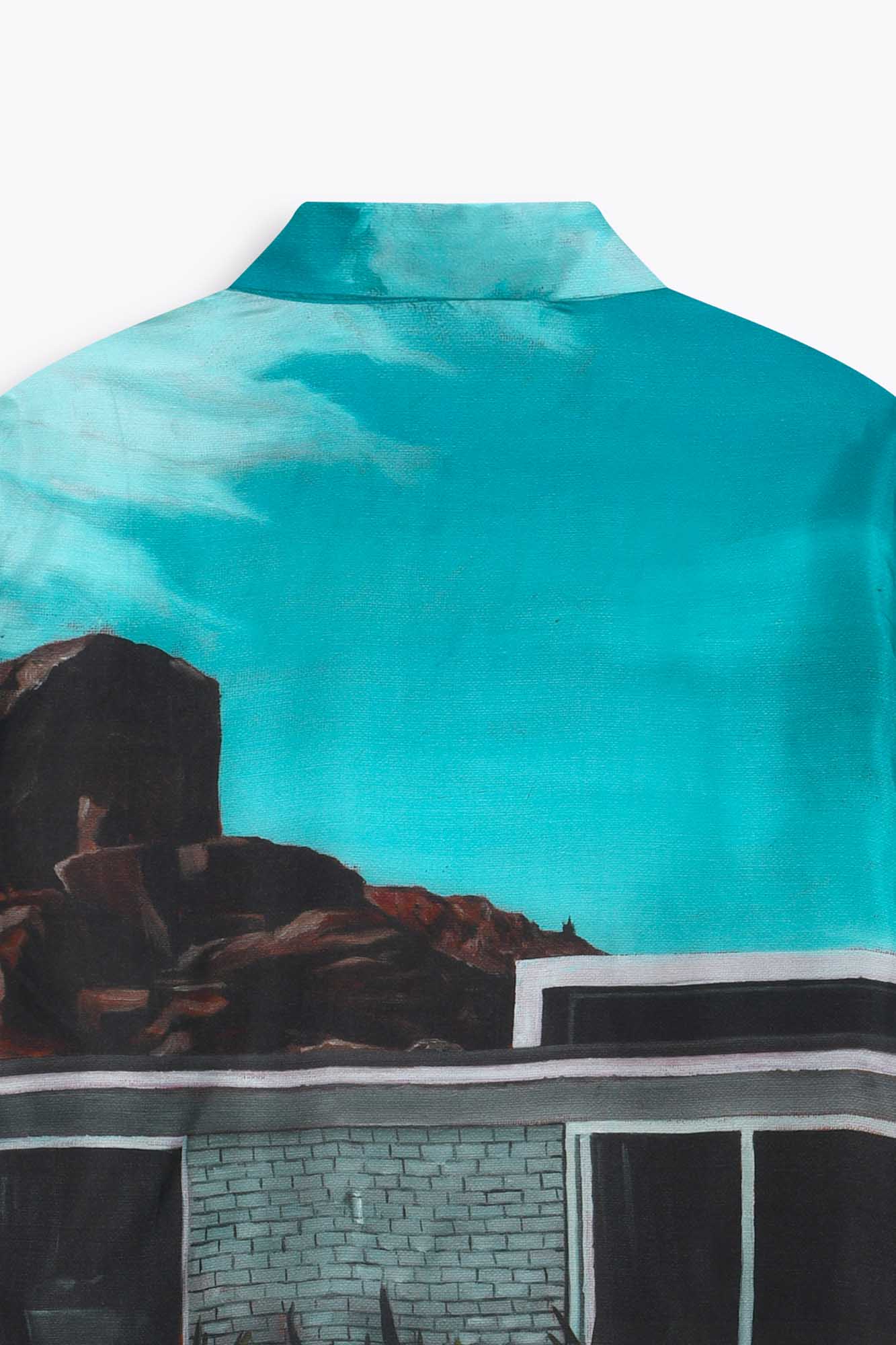 Chemise Homme soie manches longues "Palm Springs"
