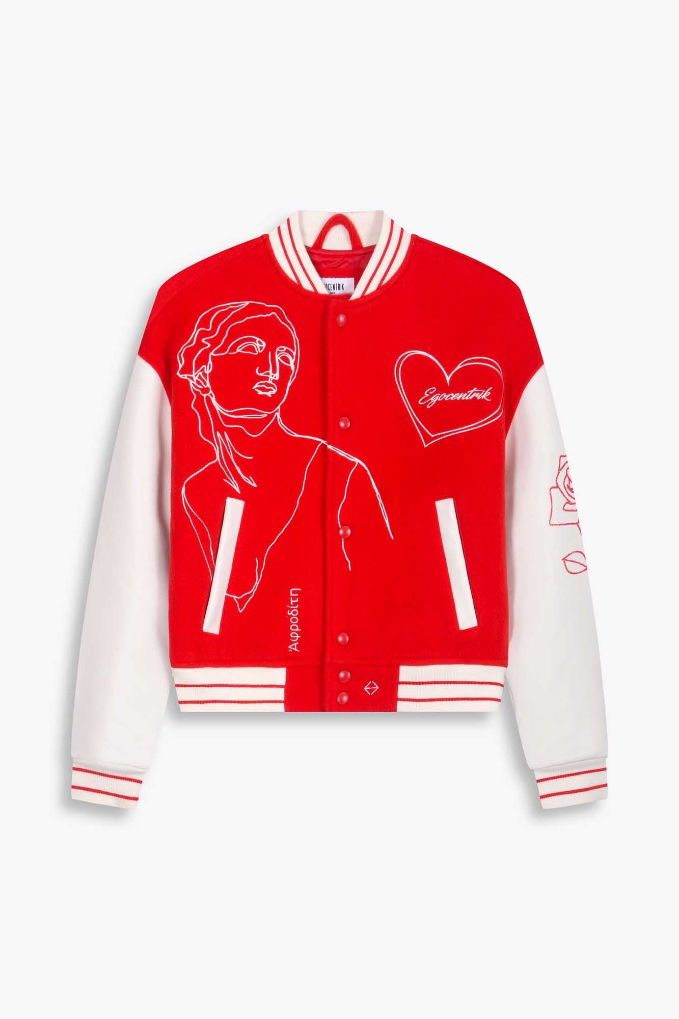 ROSE OF LOVE VARSITY JACKET