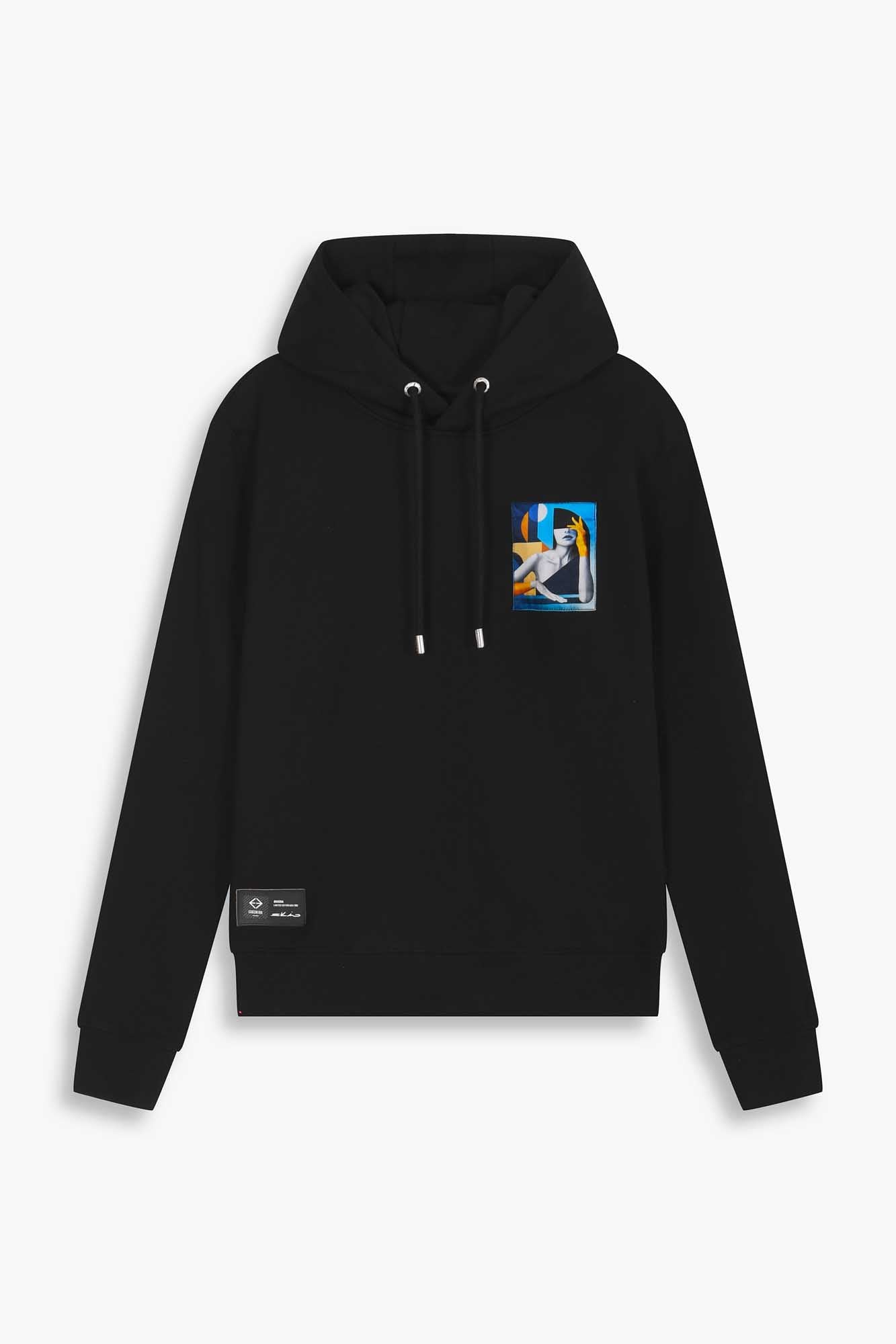 Hoodie Femme coton et soie "Riviera"