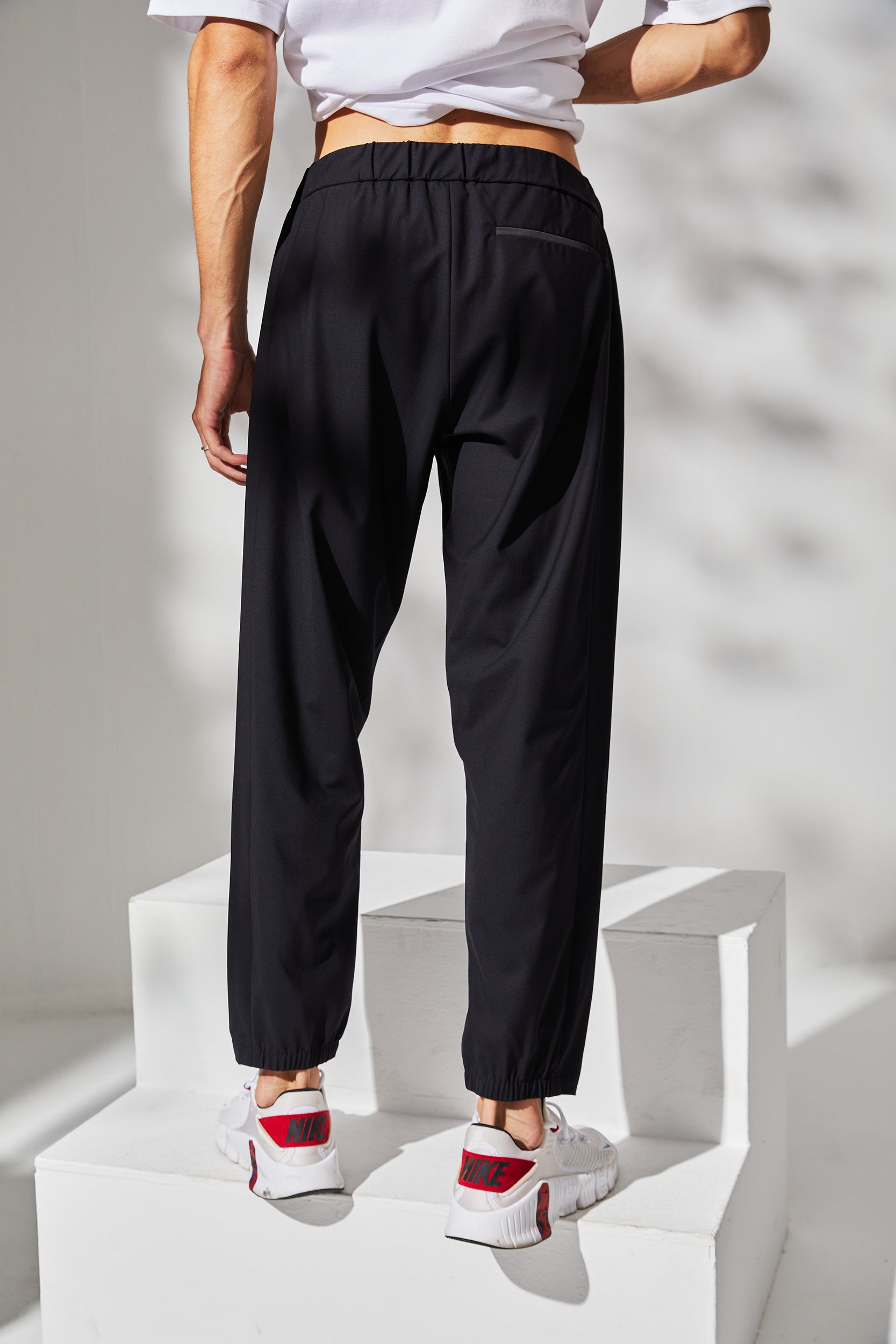 Pantalon en laine "nuit d'été"