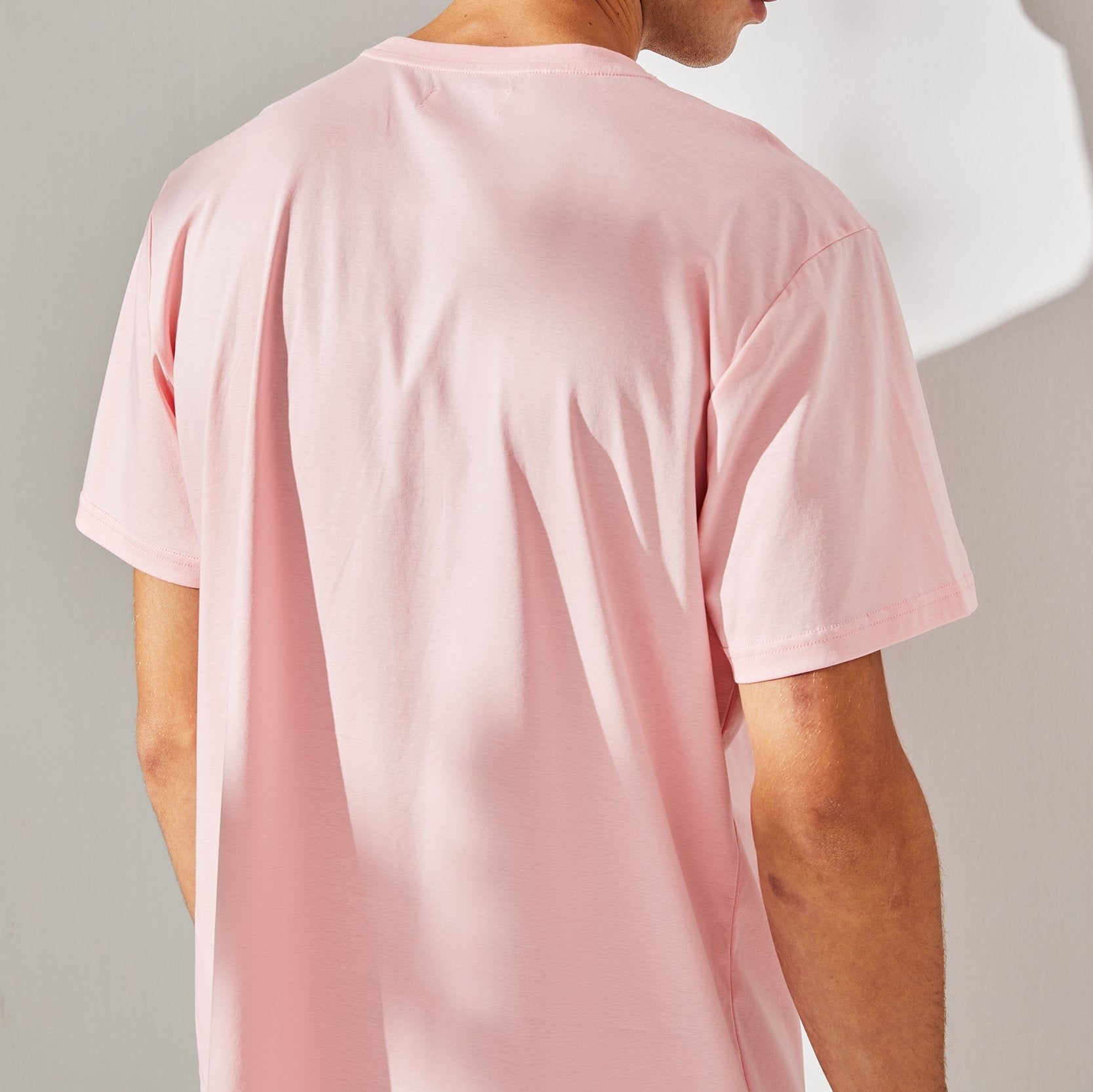 T-shirt en coton pima et soie "Chloe"