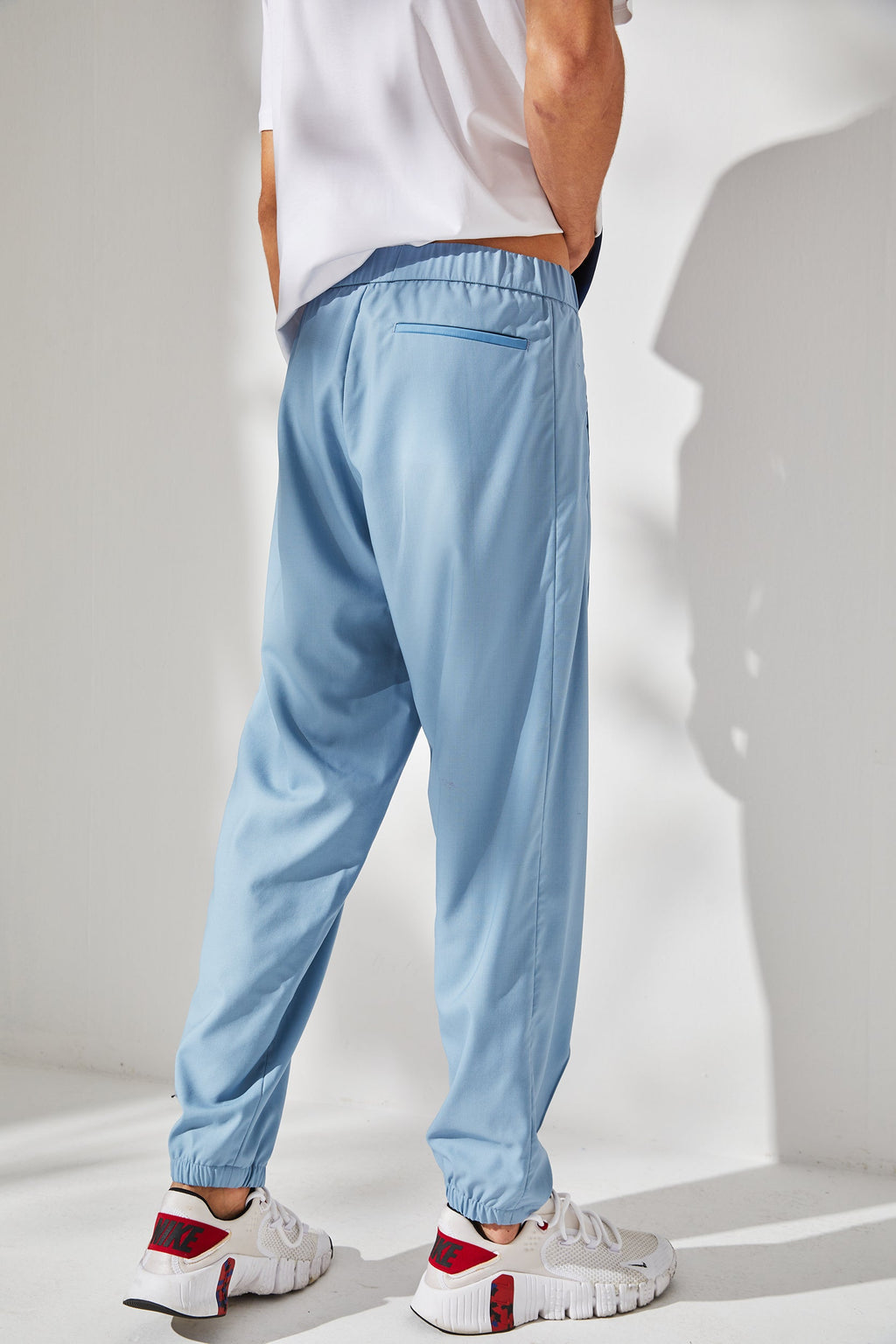 Pantalon en laine "Ciel d'été"