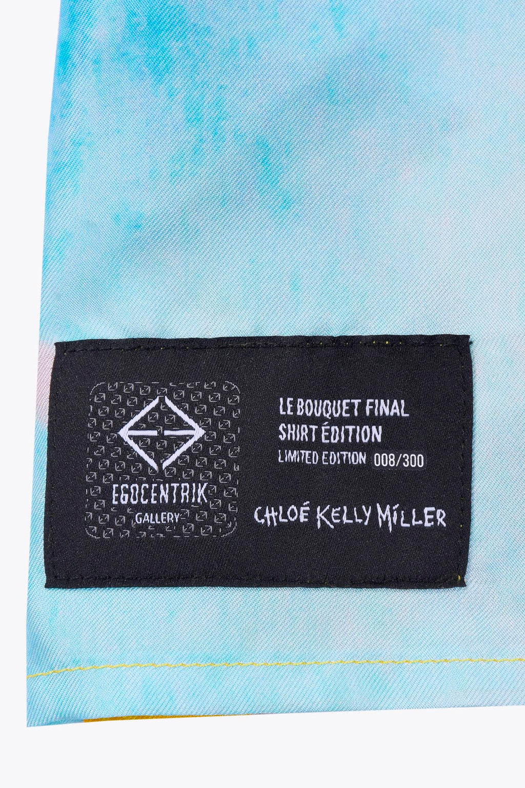 Chemise homme soie "Le bouquet final"