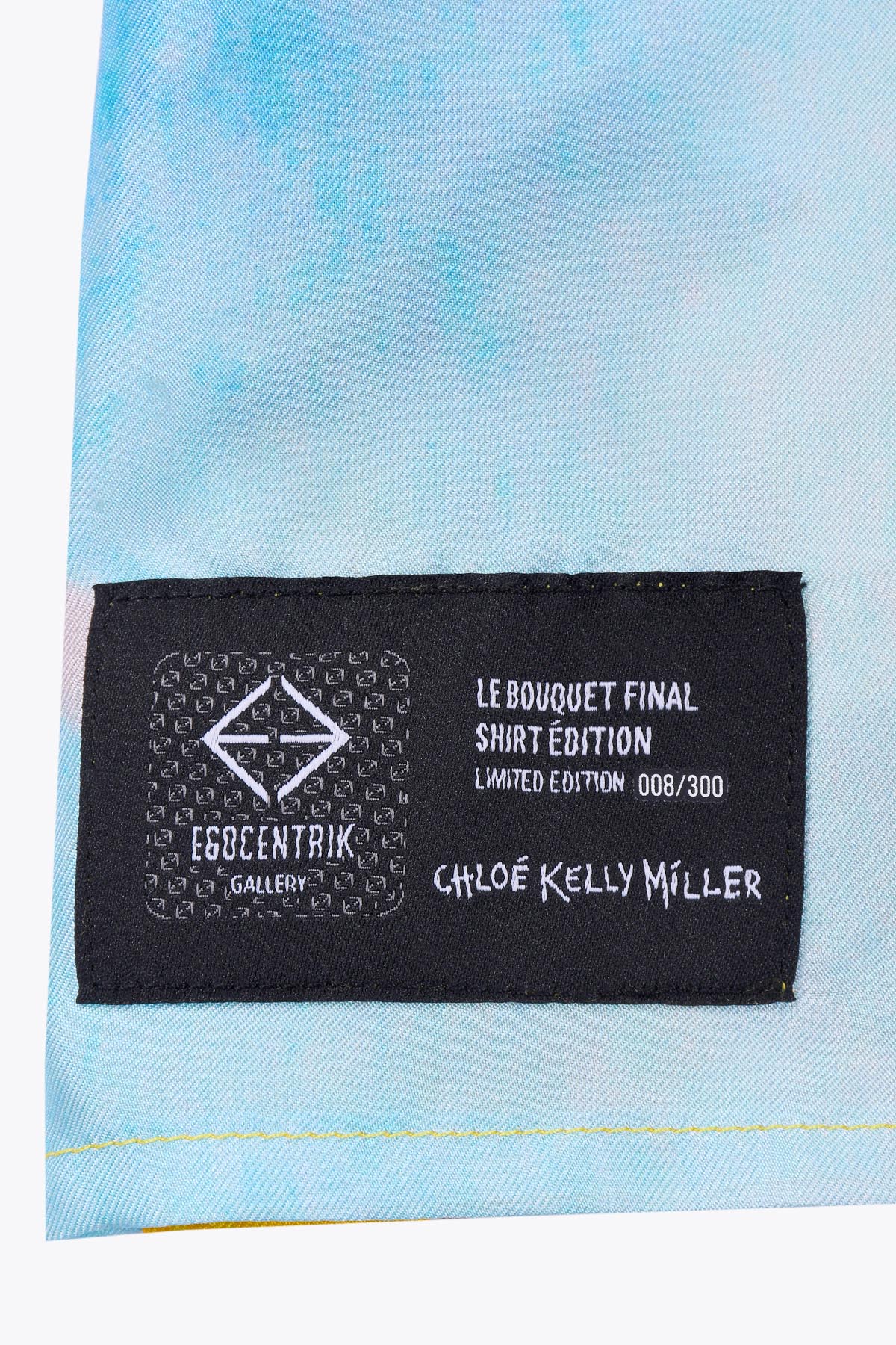 Chemise homme soie "Le bouquet final"