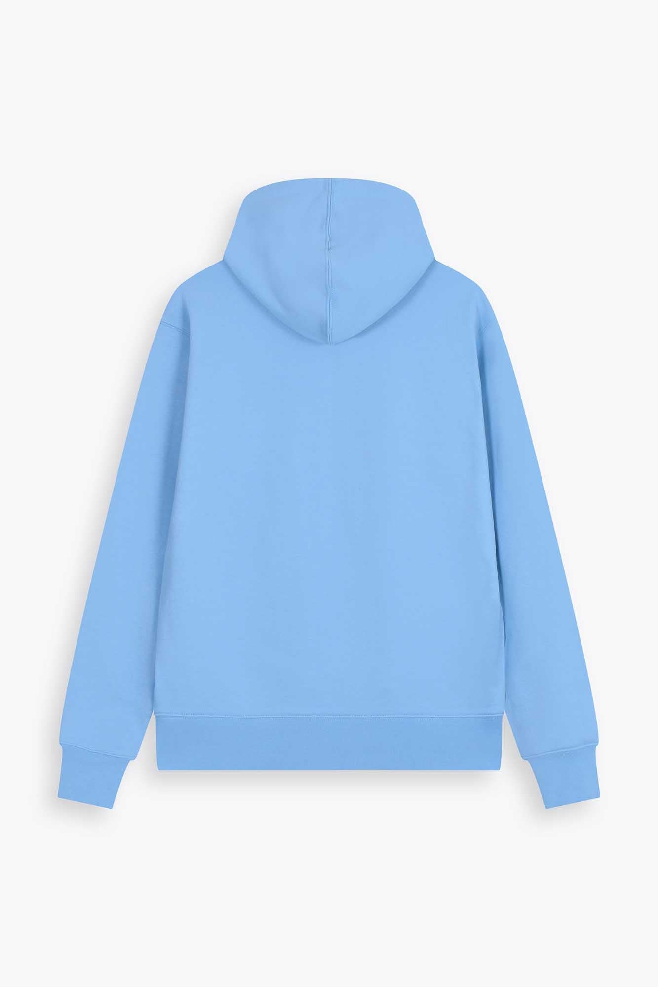 Hoodie bleu clair avec patch soie "Pop VR"