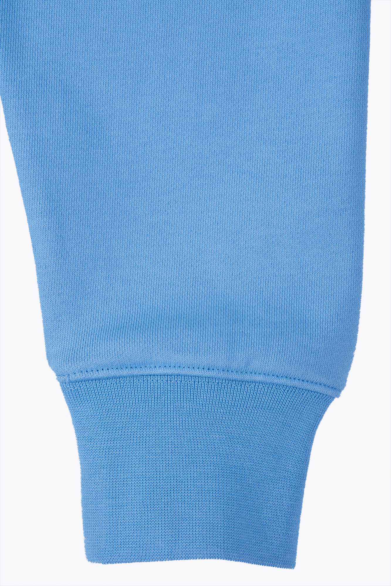 Hoodie bleu clair avec patch soie "Pop VR"