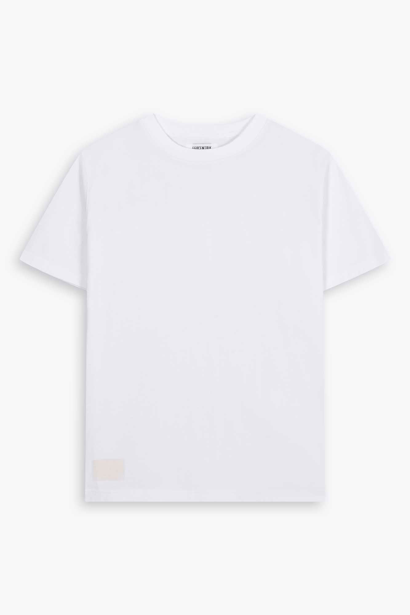 T-shirt oversized Majestic dentelles Blanc