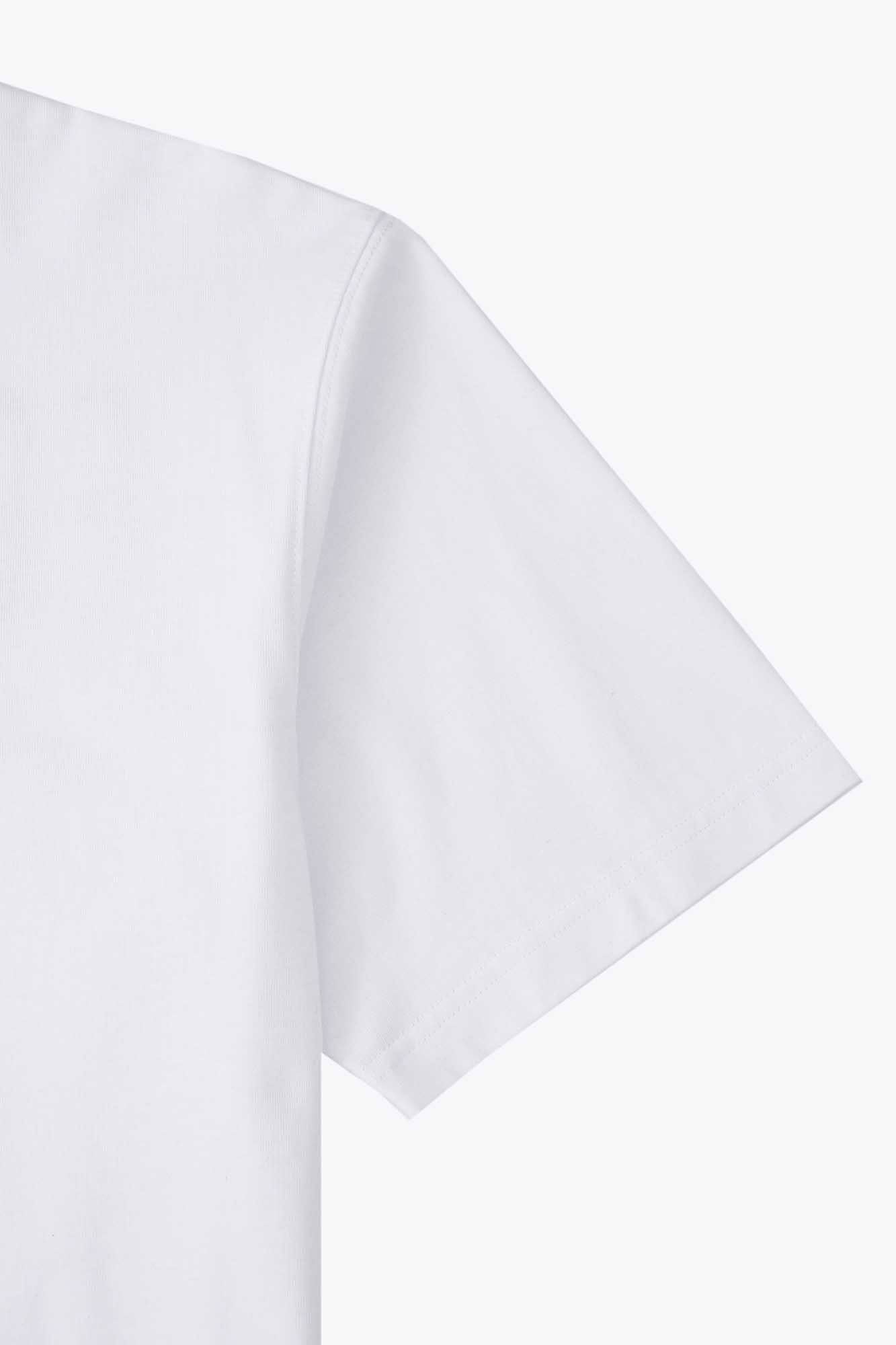 T-shirt oversized Majestic dentelles Blanc
