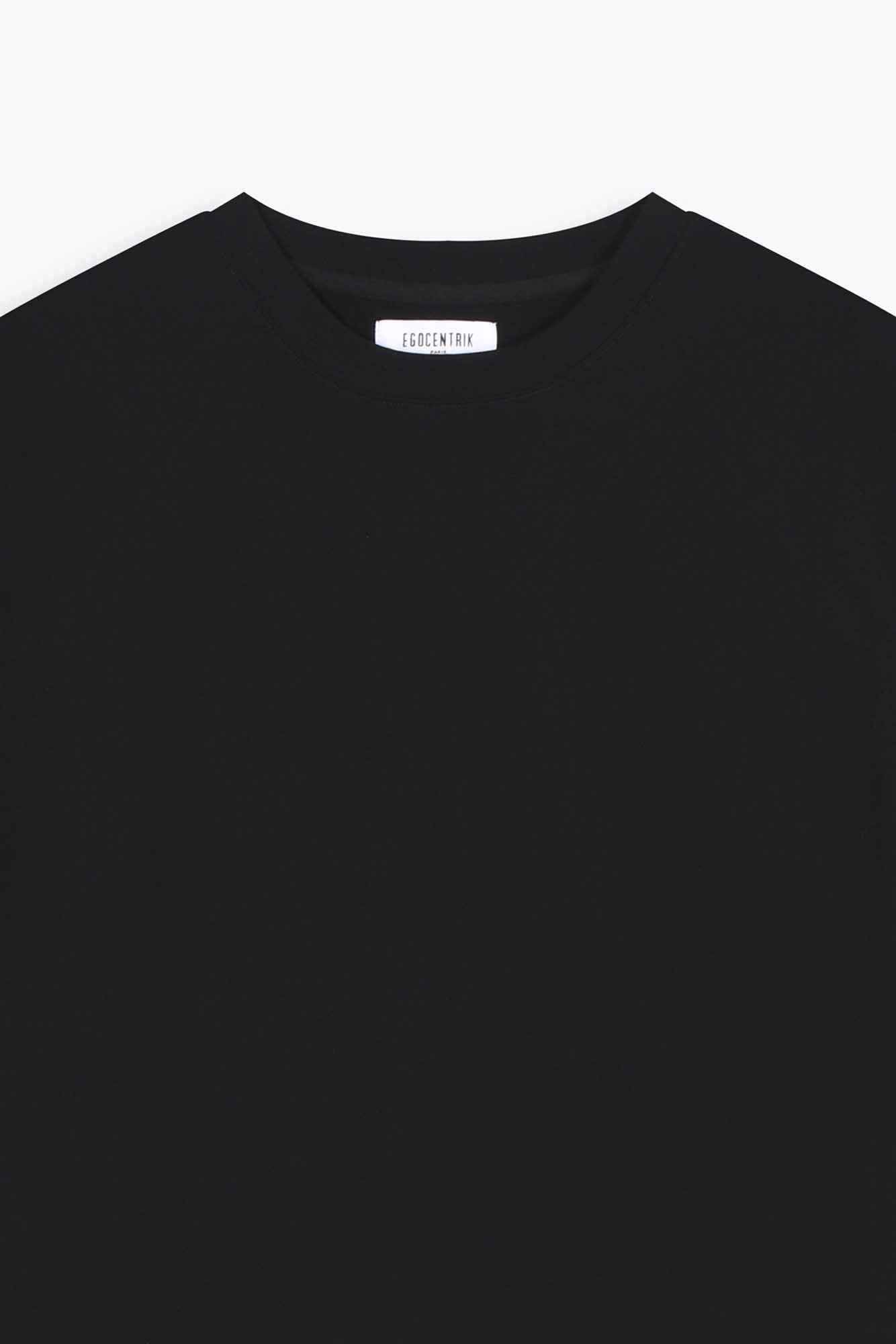 T-shirt oversized Majestic dentelles Noir