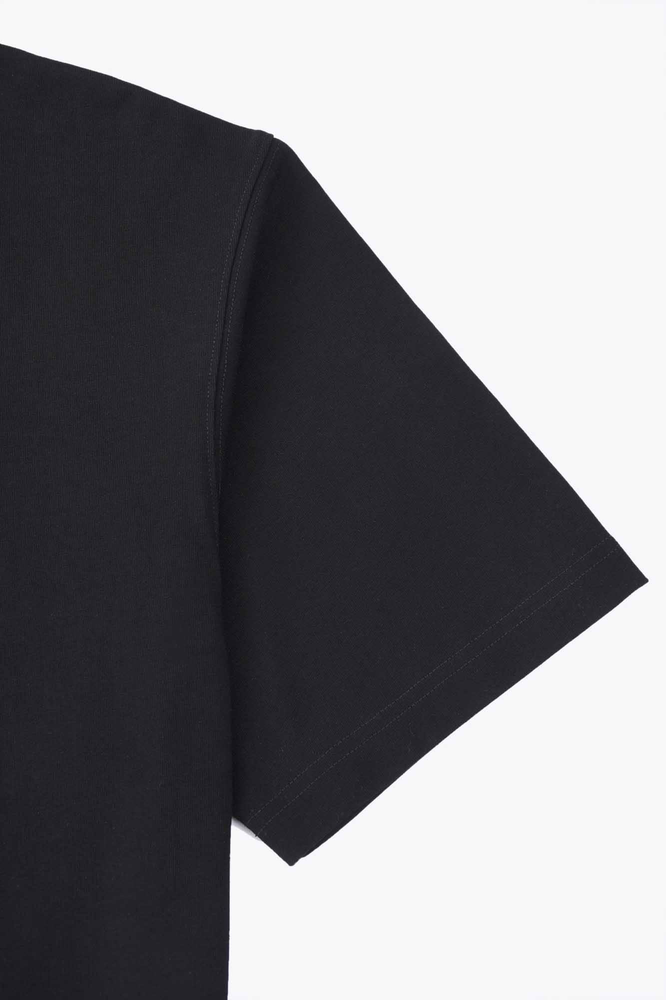 T-shirt oversized Majestic dentelles Noir