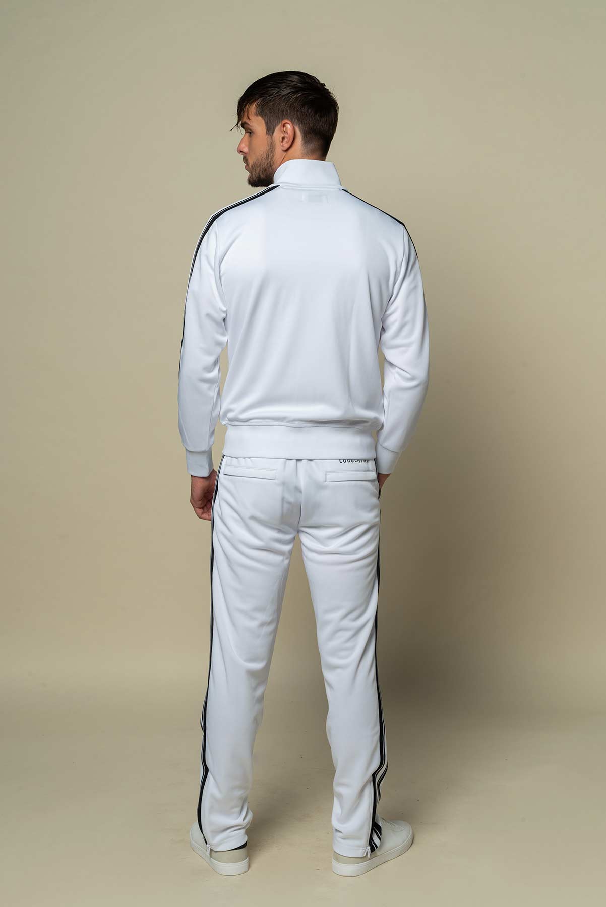 EGO WHITE TRACKSUIT PANTS