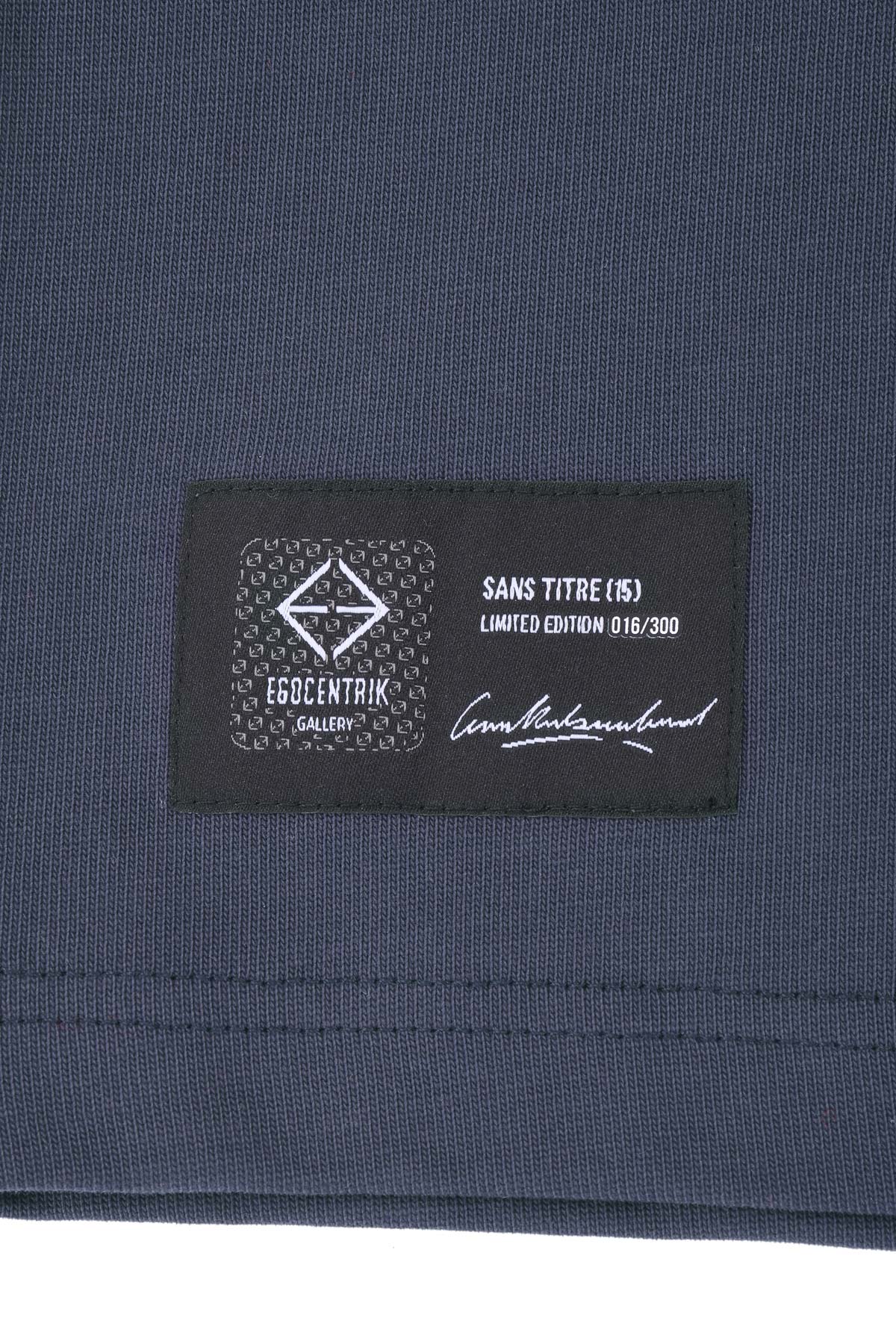 T-shirt oversized avec patch soie