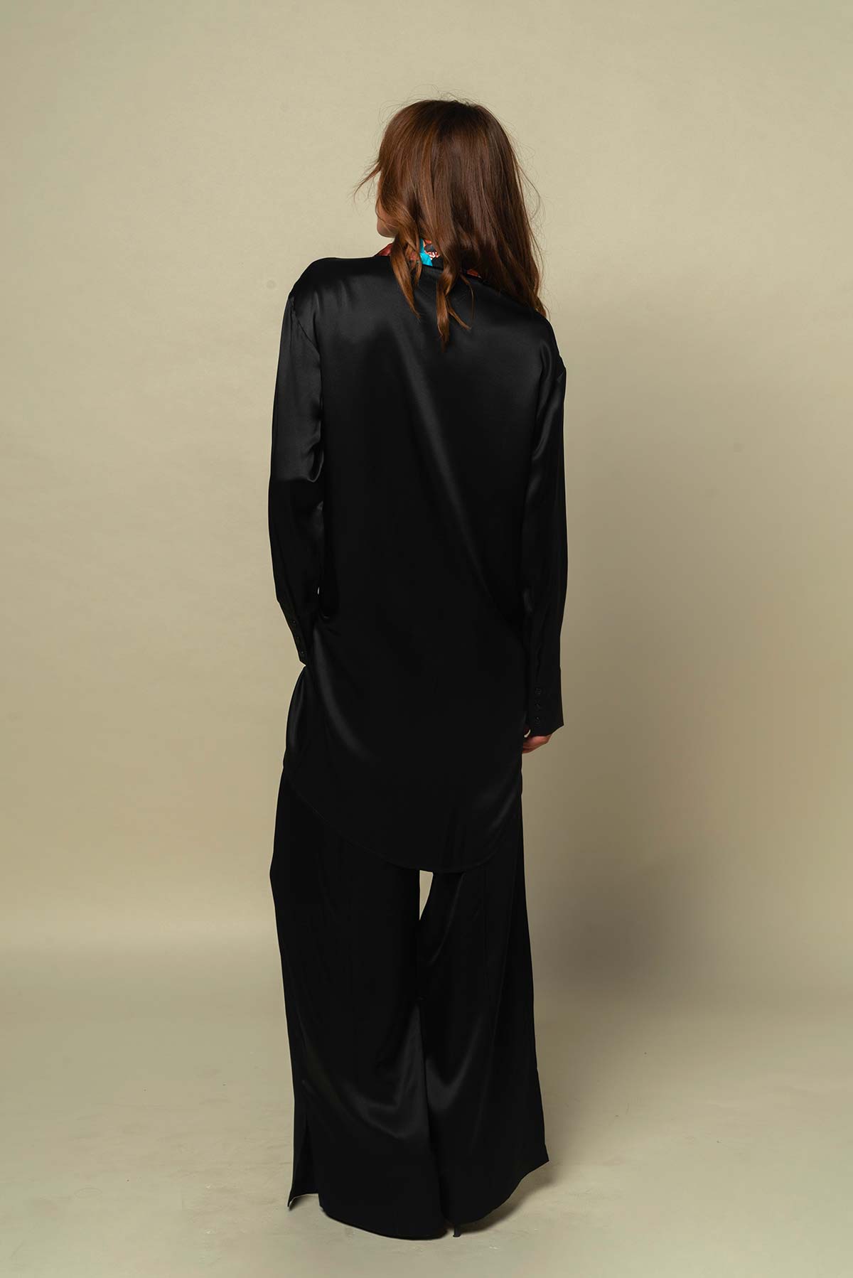 Chemise femme en soie "California Bunch"