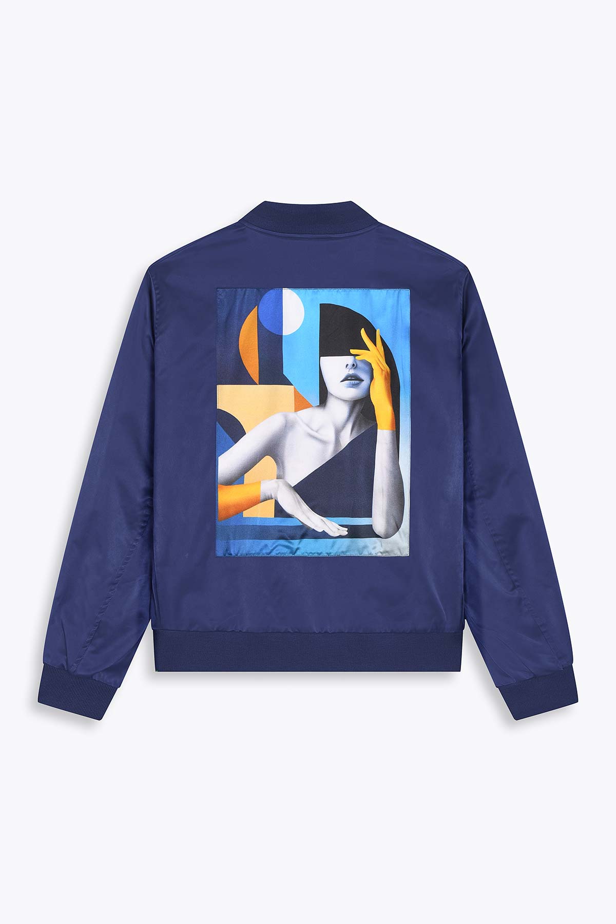 Veste bomber bleu "Riviera"