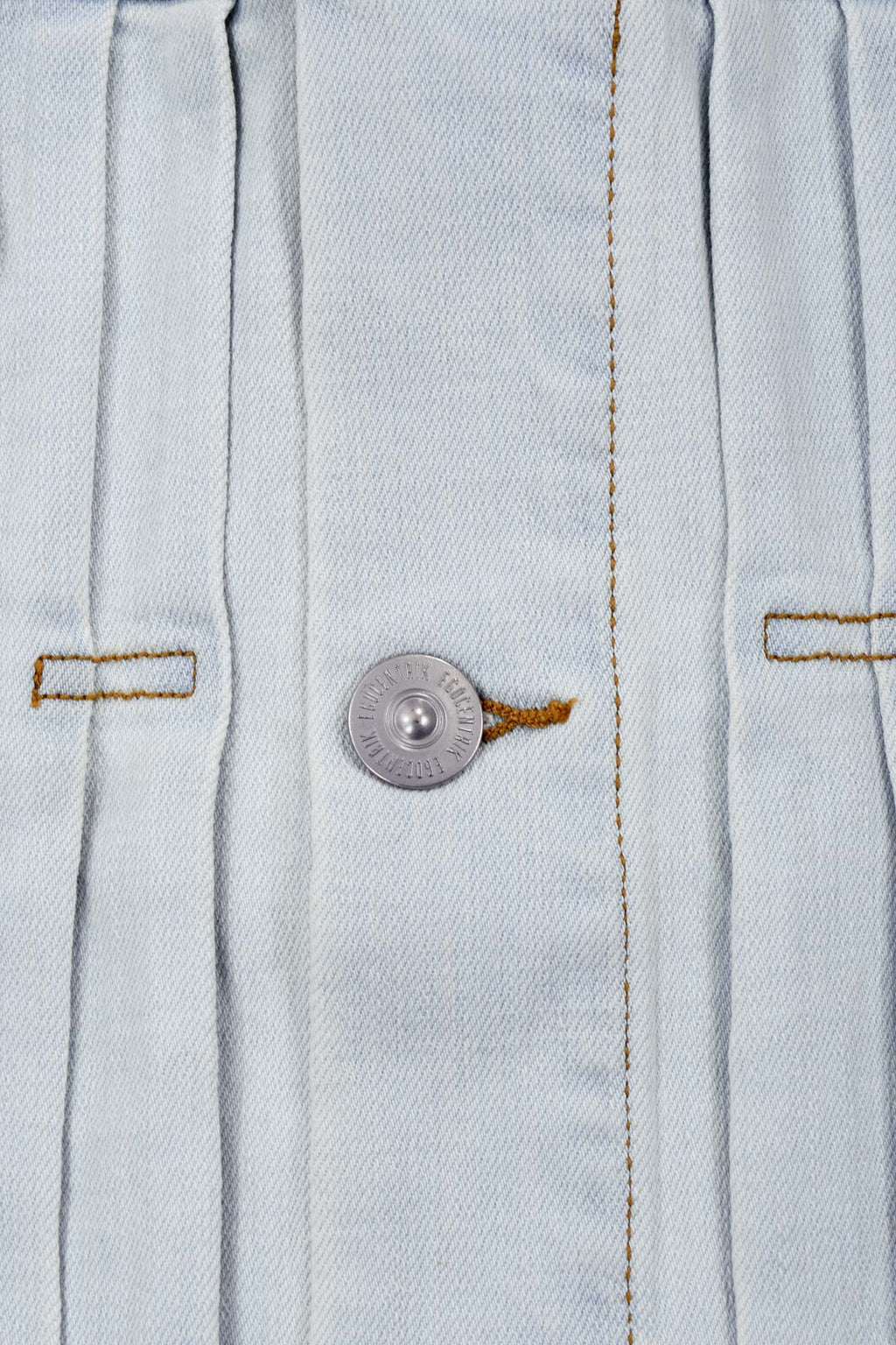 Veste Homme en jean used bleu clair