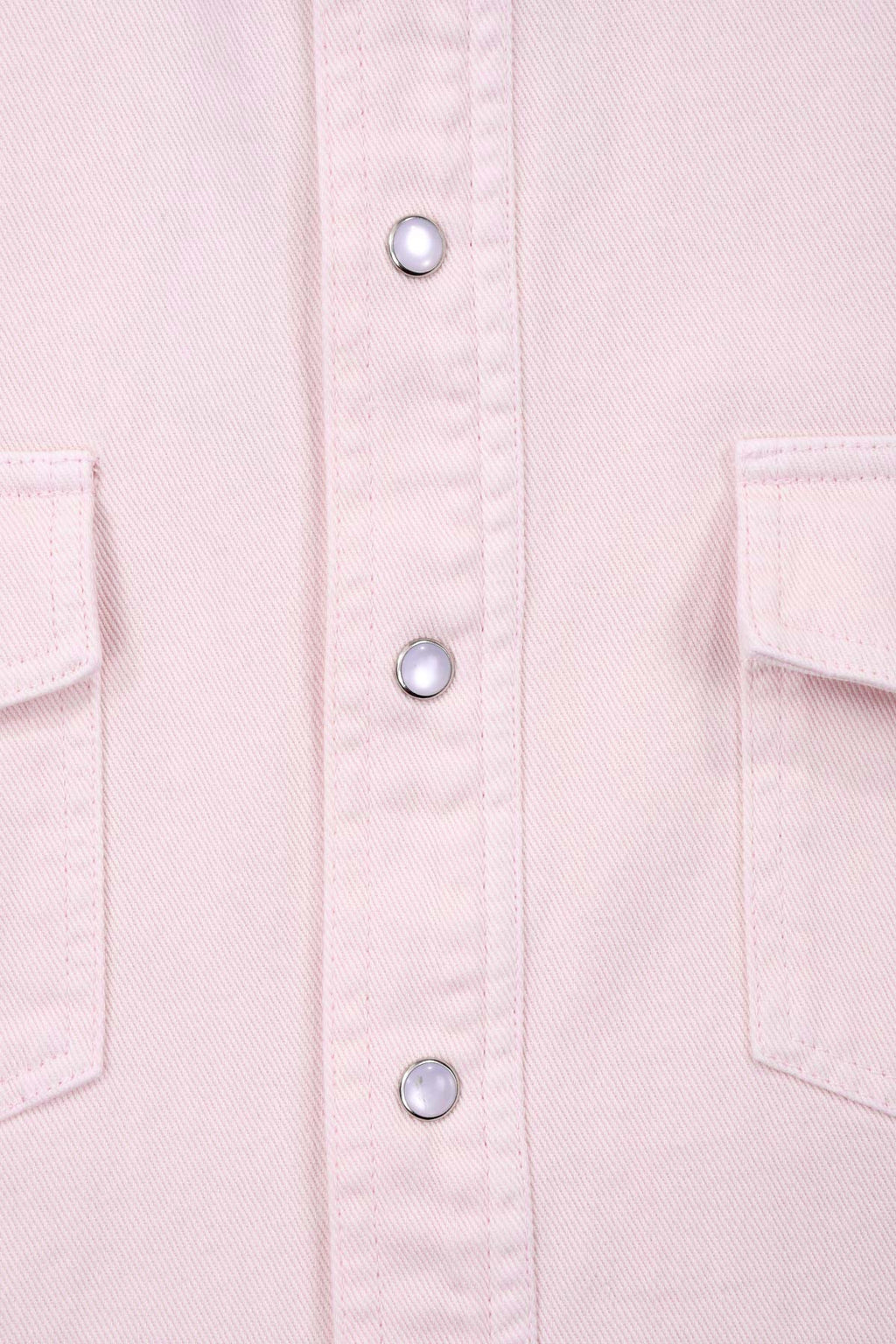 Chemise en jean femme rose