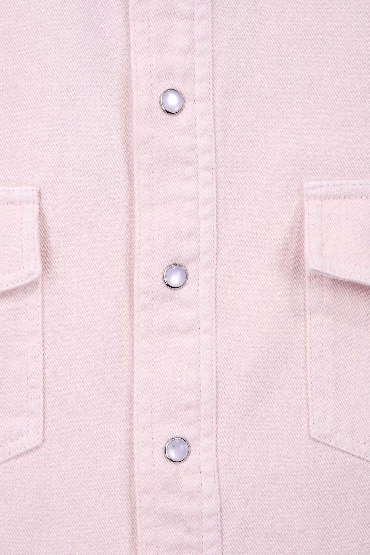 Chemise en jean femme rose