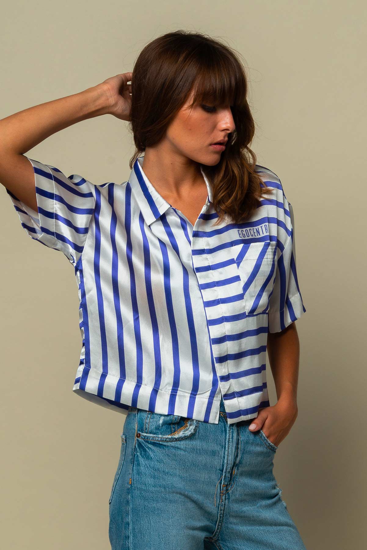 EGO DEAUVILLE SHORT SLEEVE SILK SHIRT