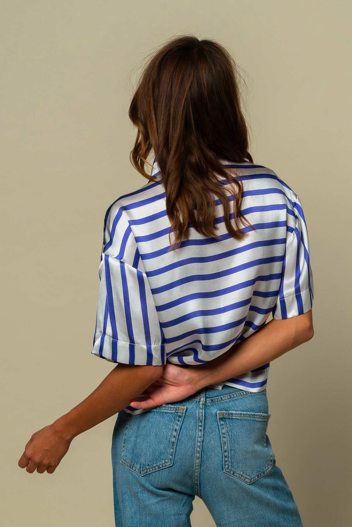 EGO DEAUVILLE SHORT SLEEVE SILK SHIRT