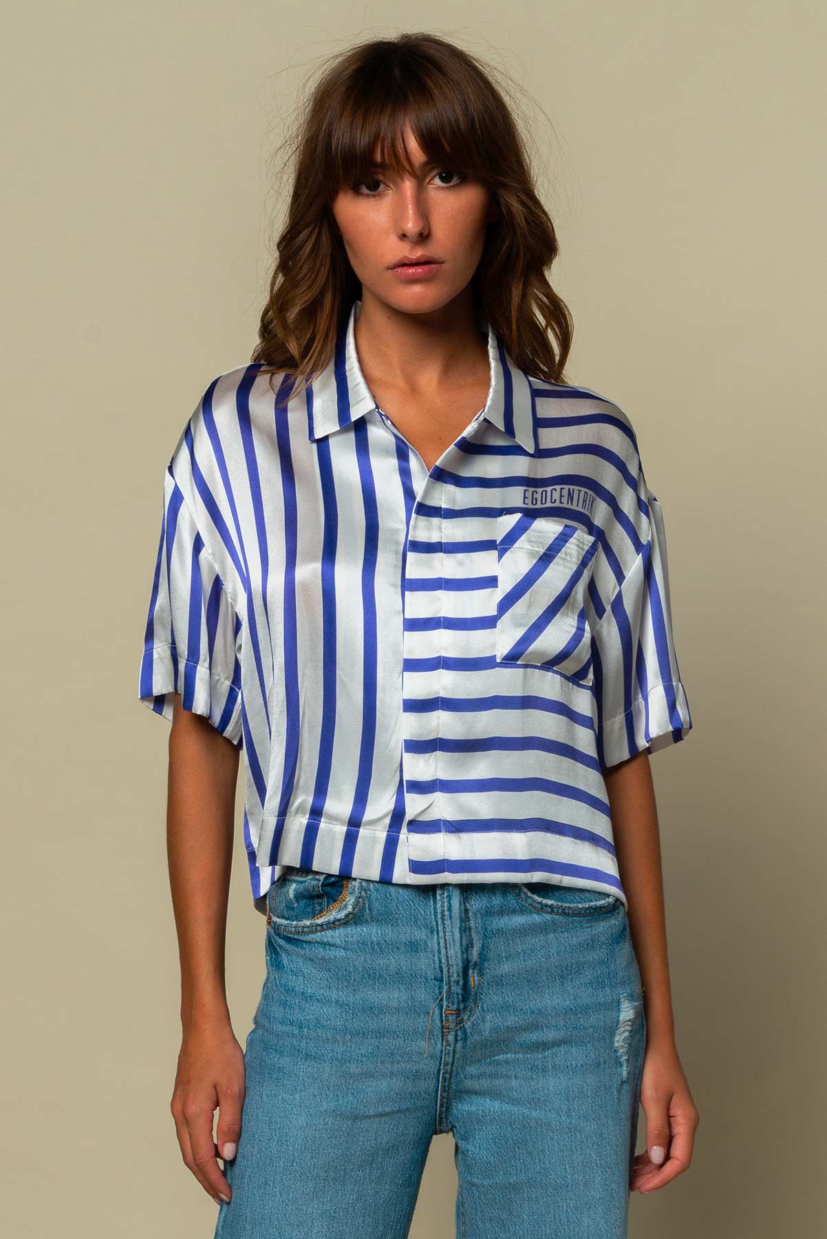 EGO DEAUVILLE SHORT SLEEVE SILK SHIRT