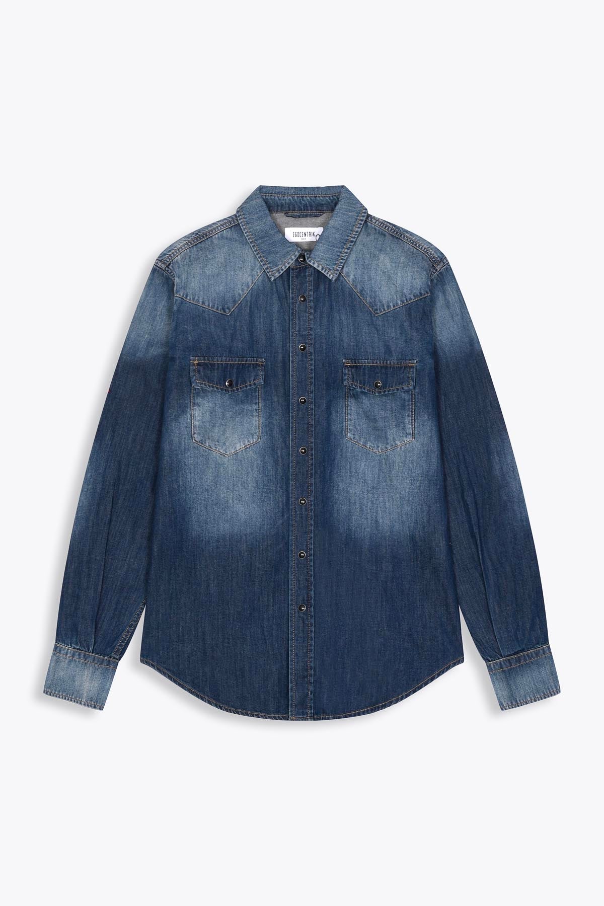 Chemise en jean Homme bleu foncé
