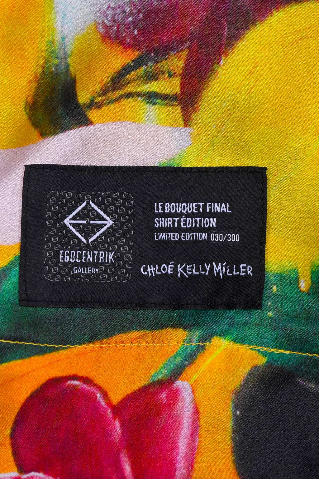 Chemisier femme soie "Le bouquet final"