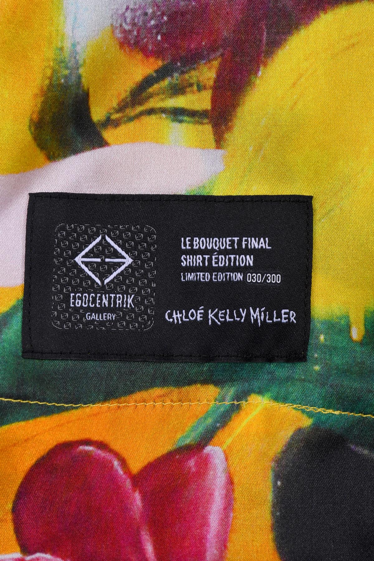 Chemisier femme soie "Le bouquet final"