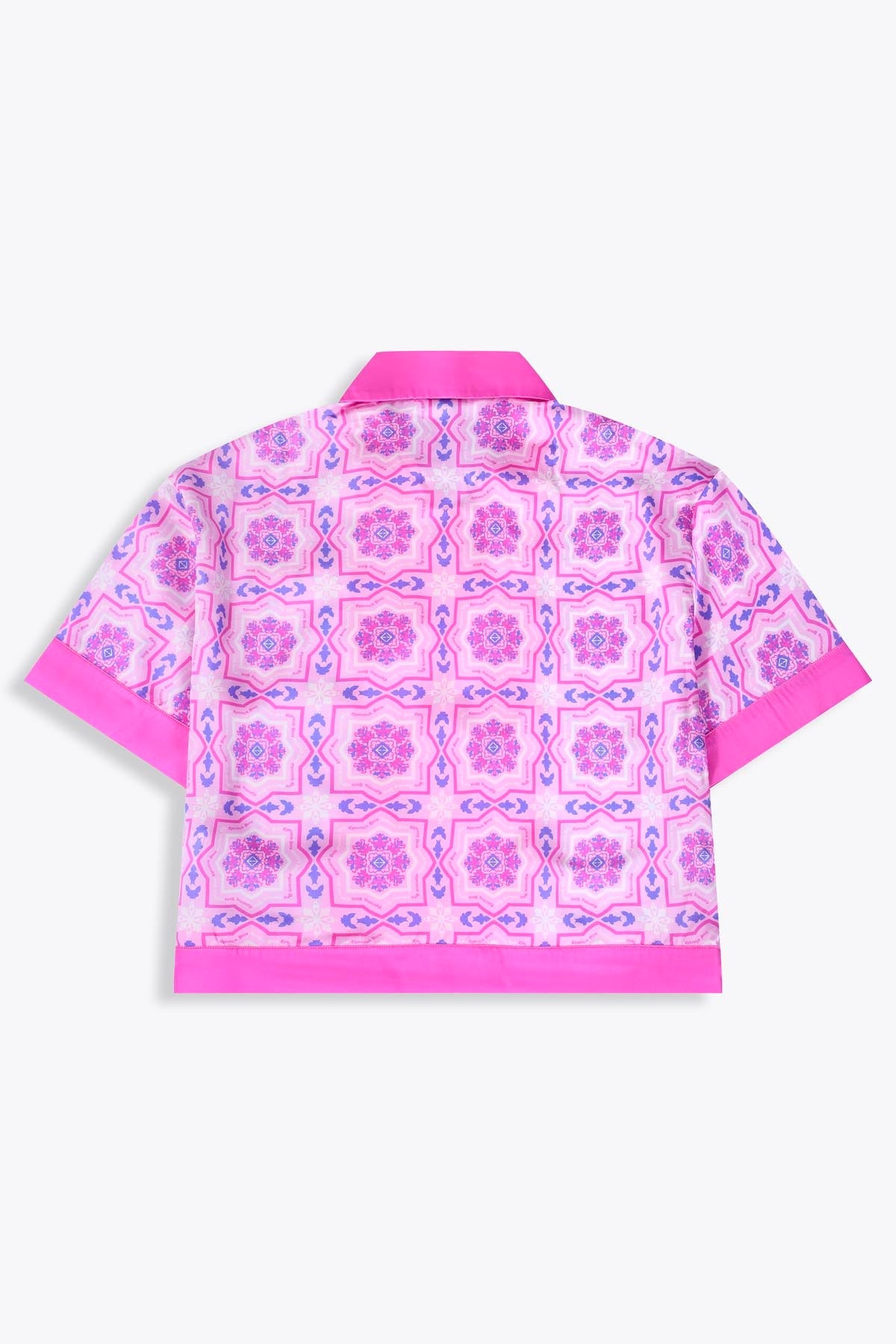 EGO PINKADELICOUS SHORT SLEEVE SILK SHIRT