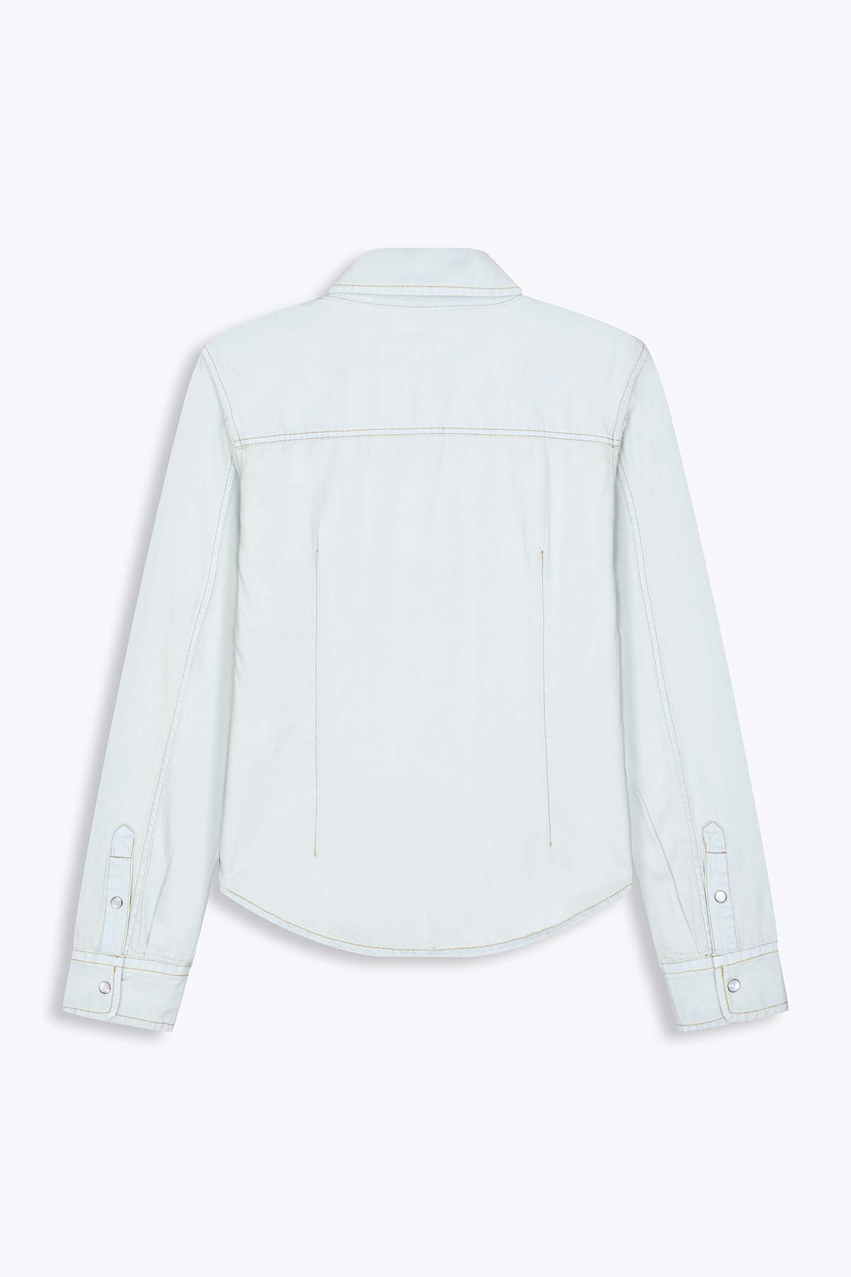 Chemise en jean femme bleu très clair