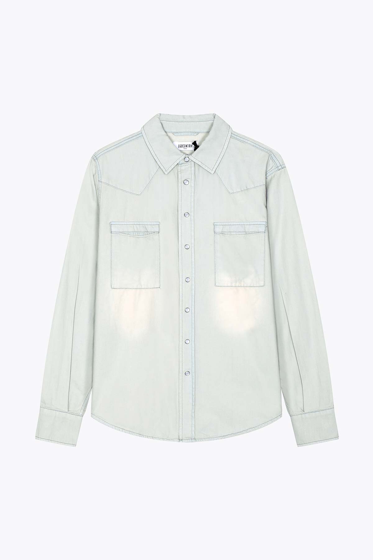 Chemise en jean Homme bleu très clair