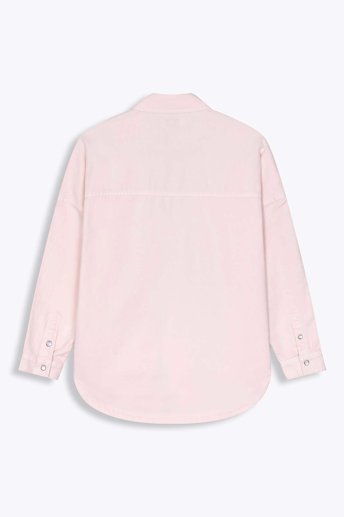 Chemise en jean femme rose