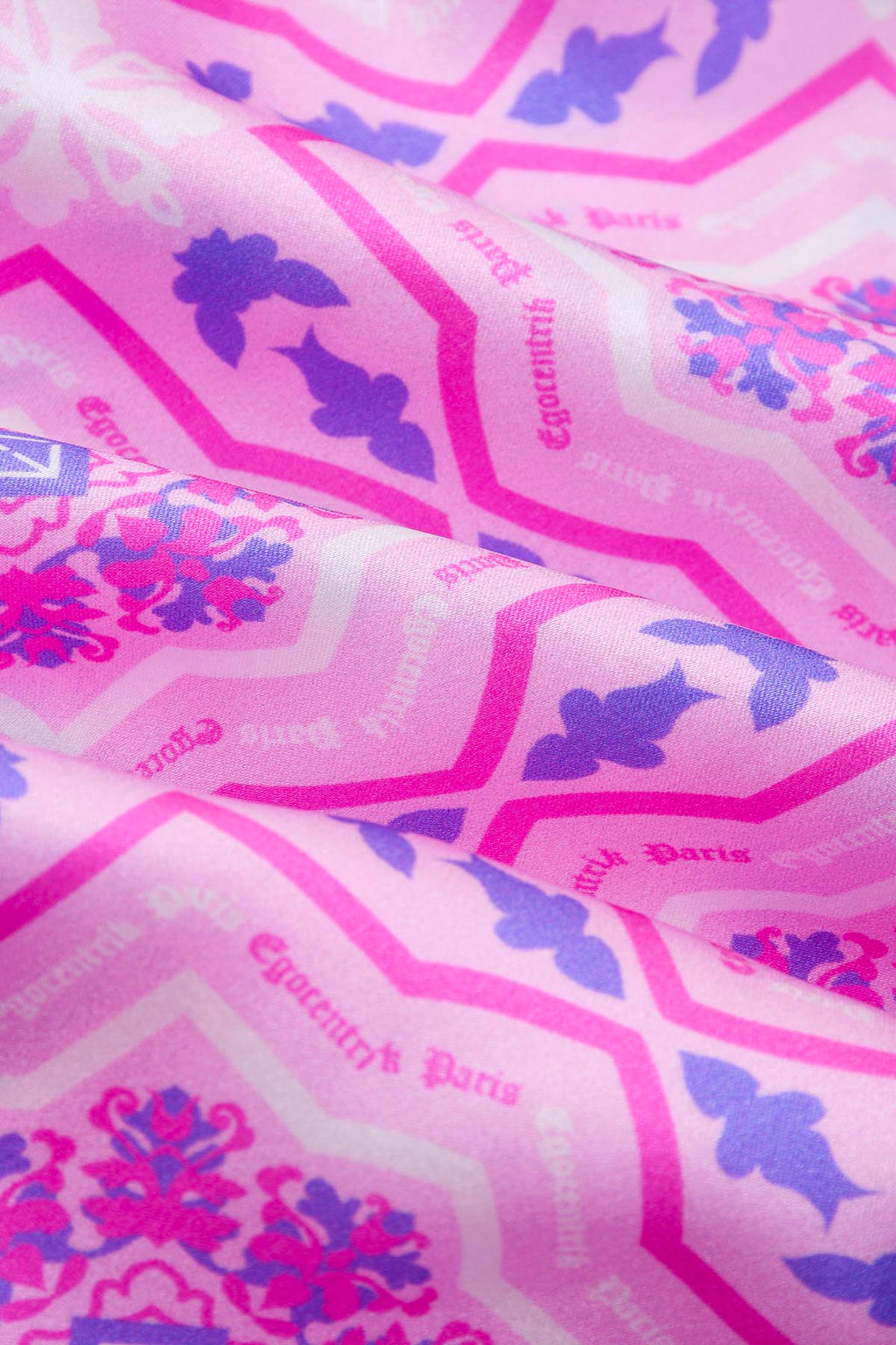 EGO PINKADELICOUS SHORT SLEEVE SILK SHIRT