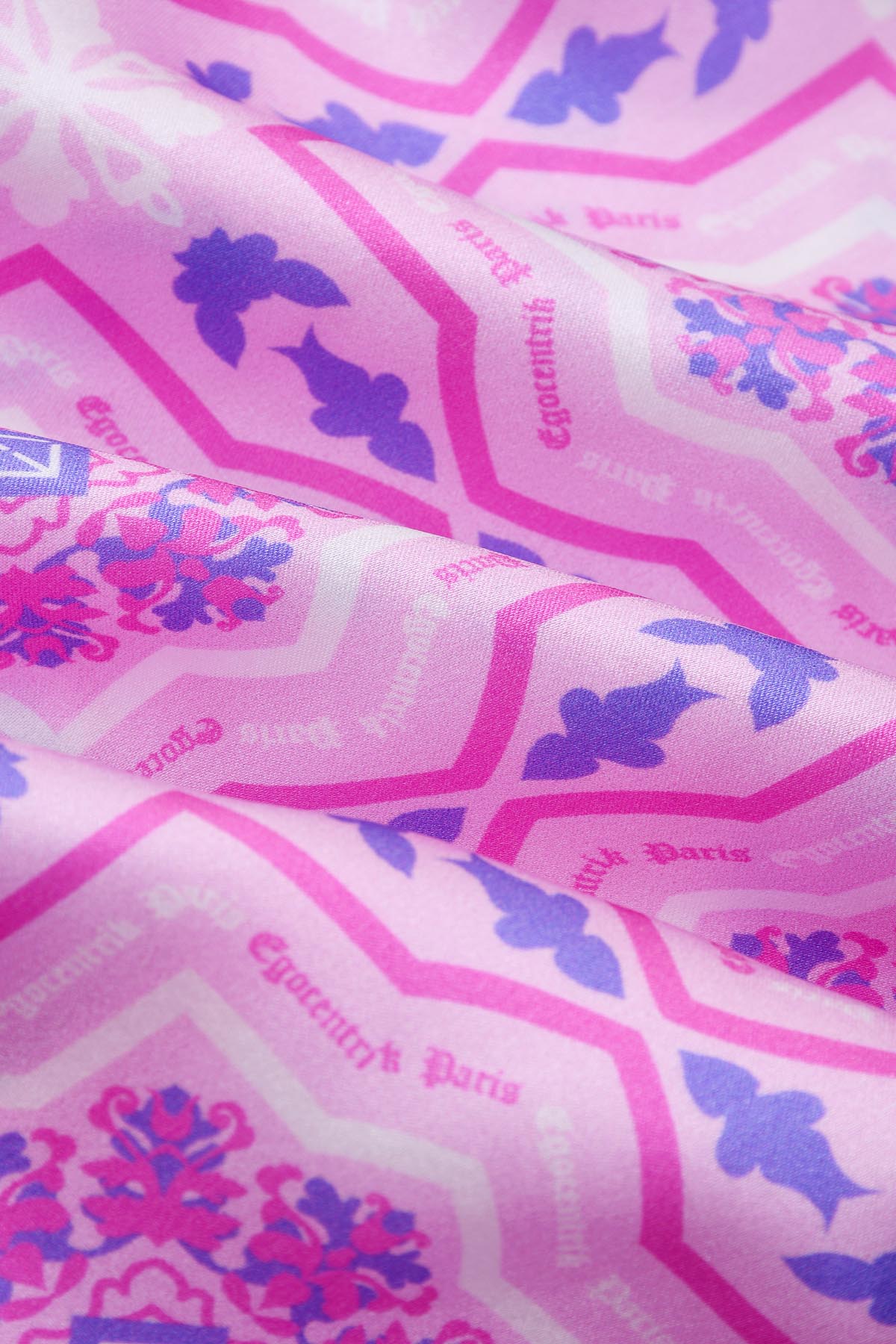 EGO PINKADELICOUS SHORT SLEEVE SILK SHIRT