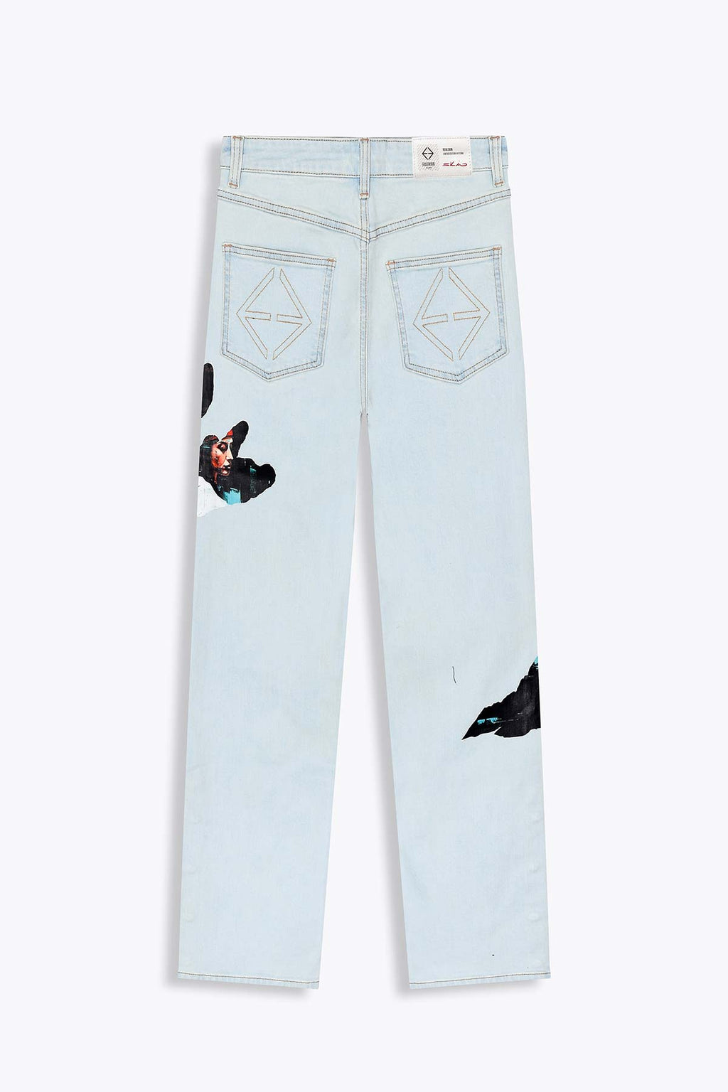 Jean femme evasé "Duality"