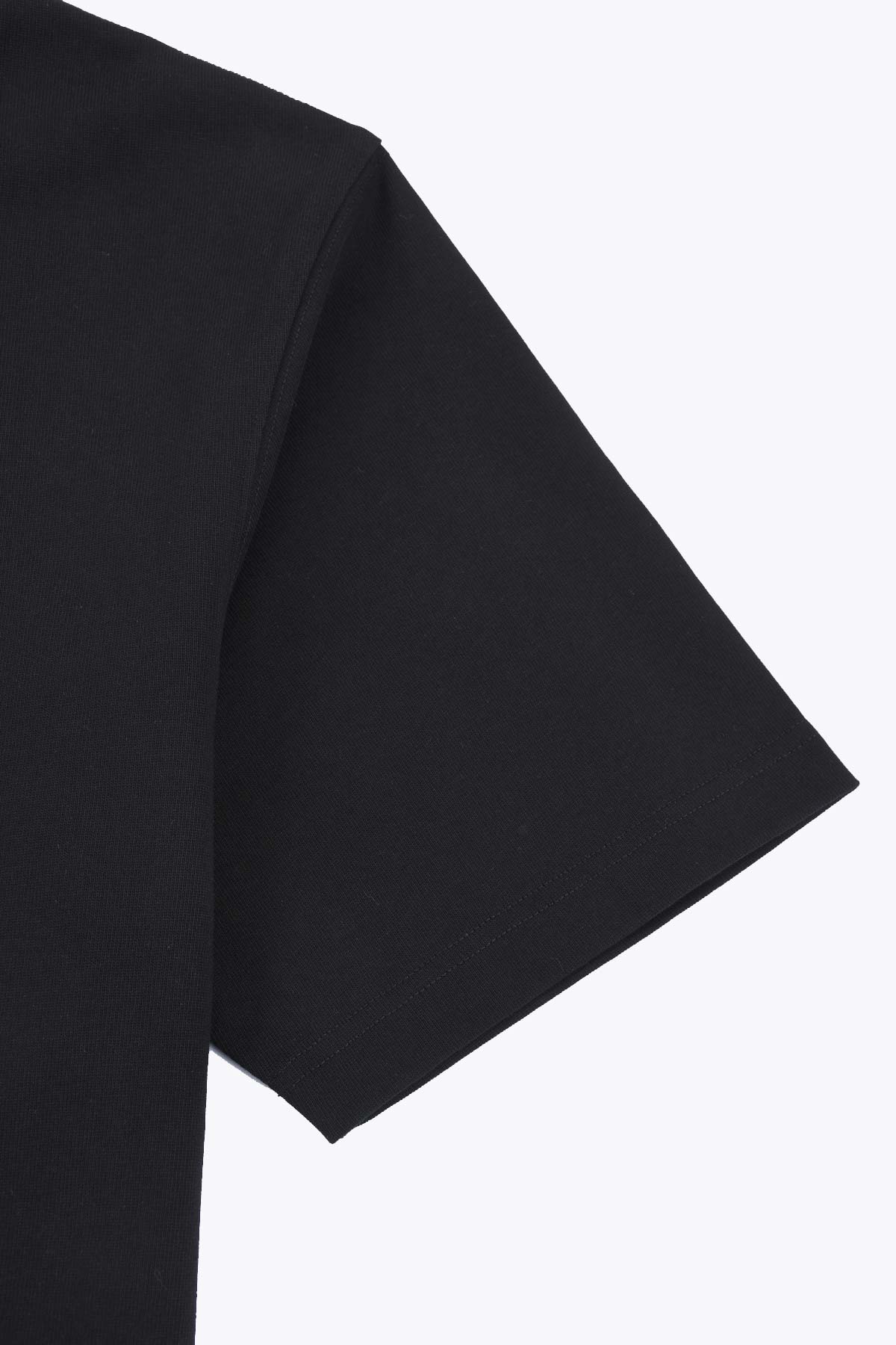 T-Shirt noir coton avec patch soie "Californian Native"