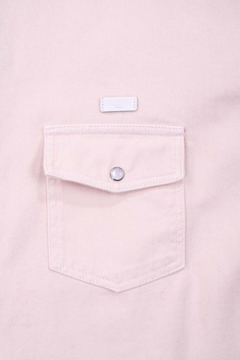 Chemise en jean femme rose