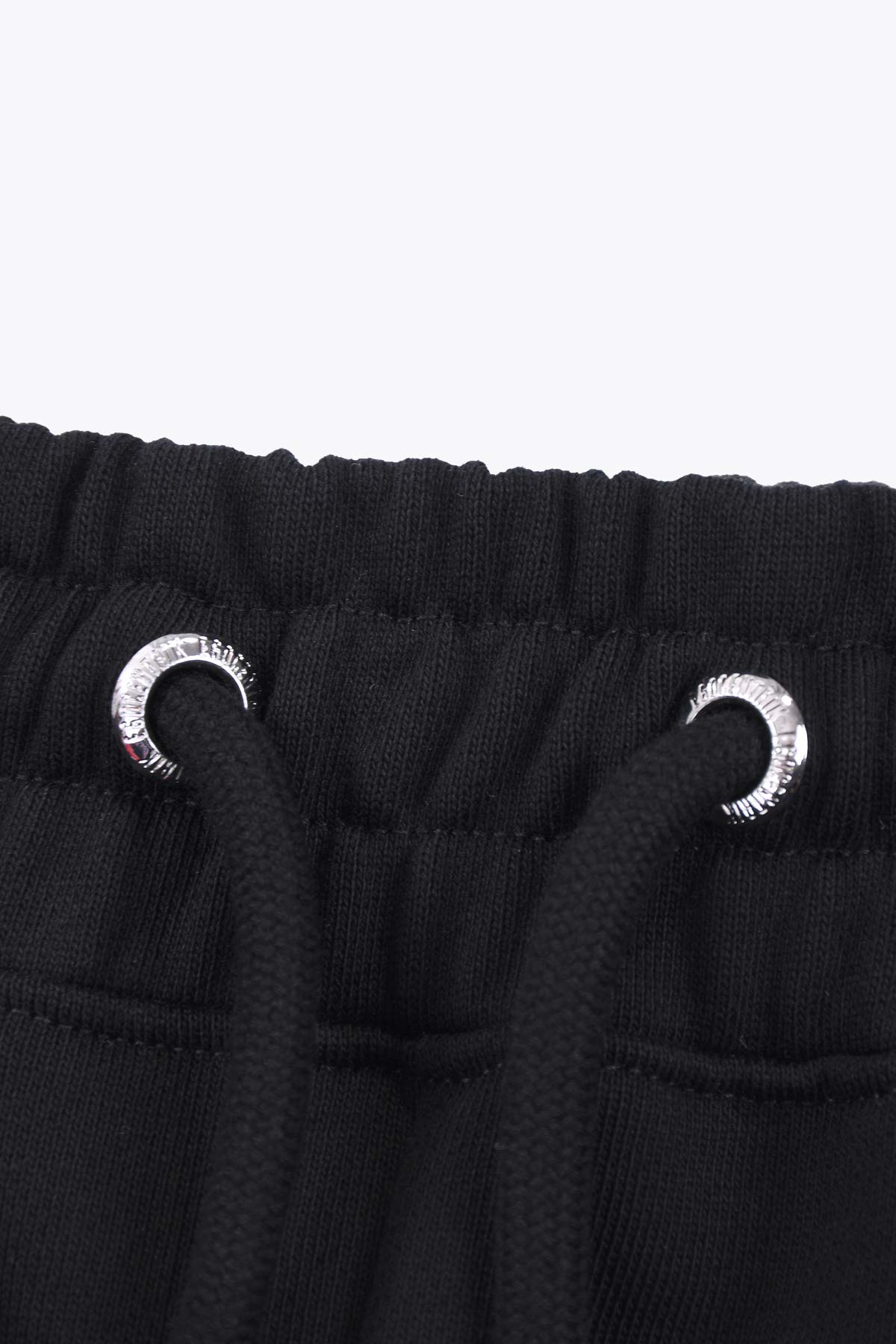 Short noir avec broderie "Twins"
