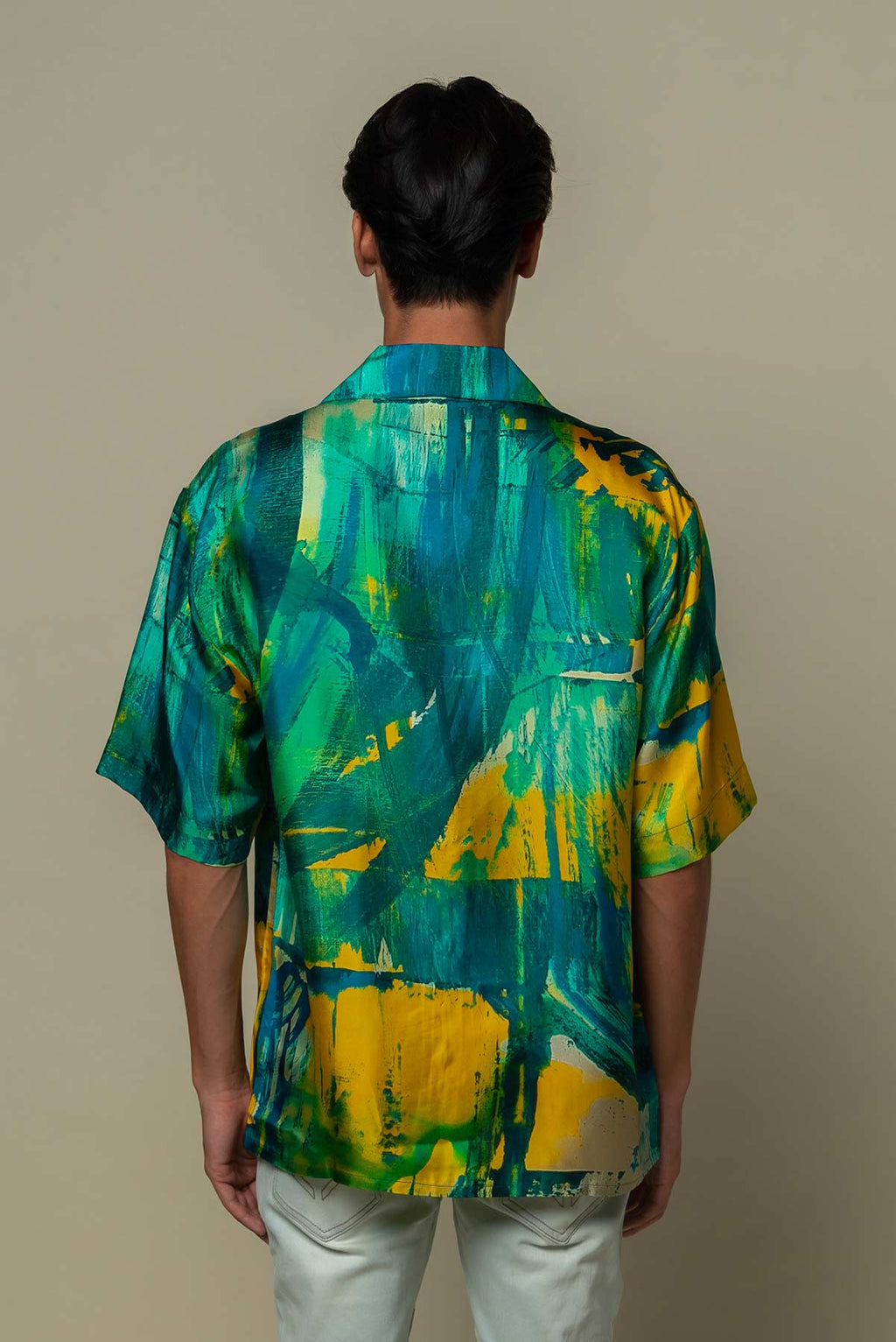 Chemise Homme en soie manches courtes